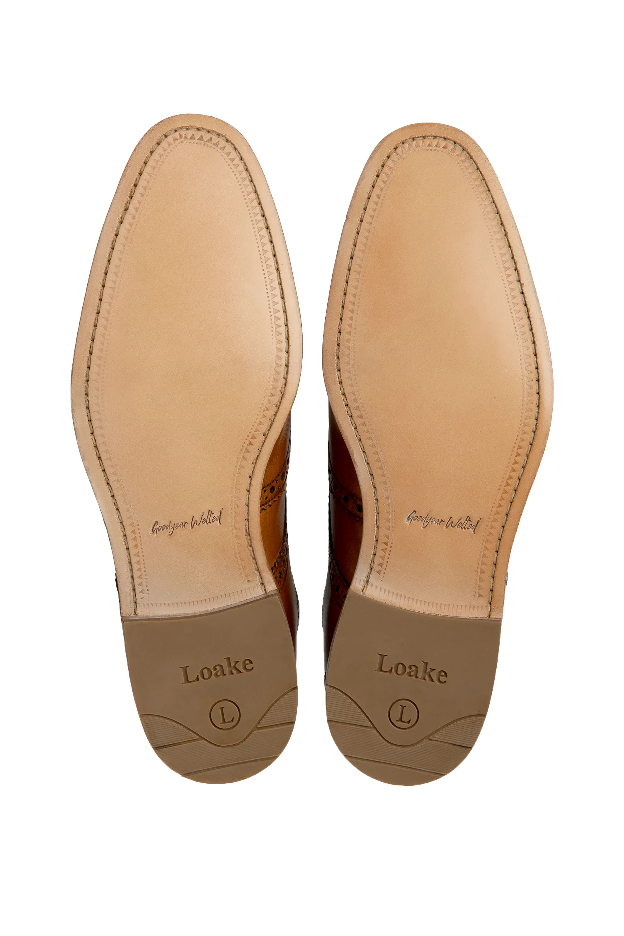 Loake RANKIN DERBY CALF BROGUE TAN - Image 3