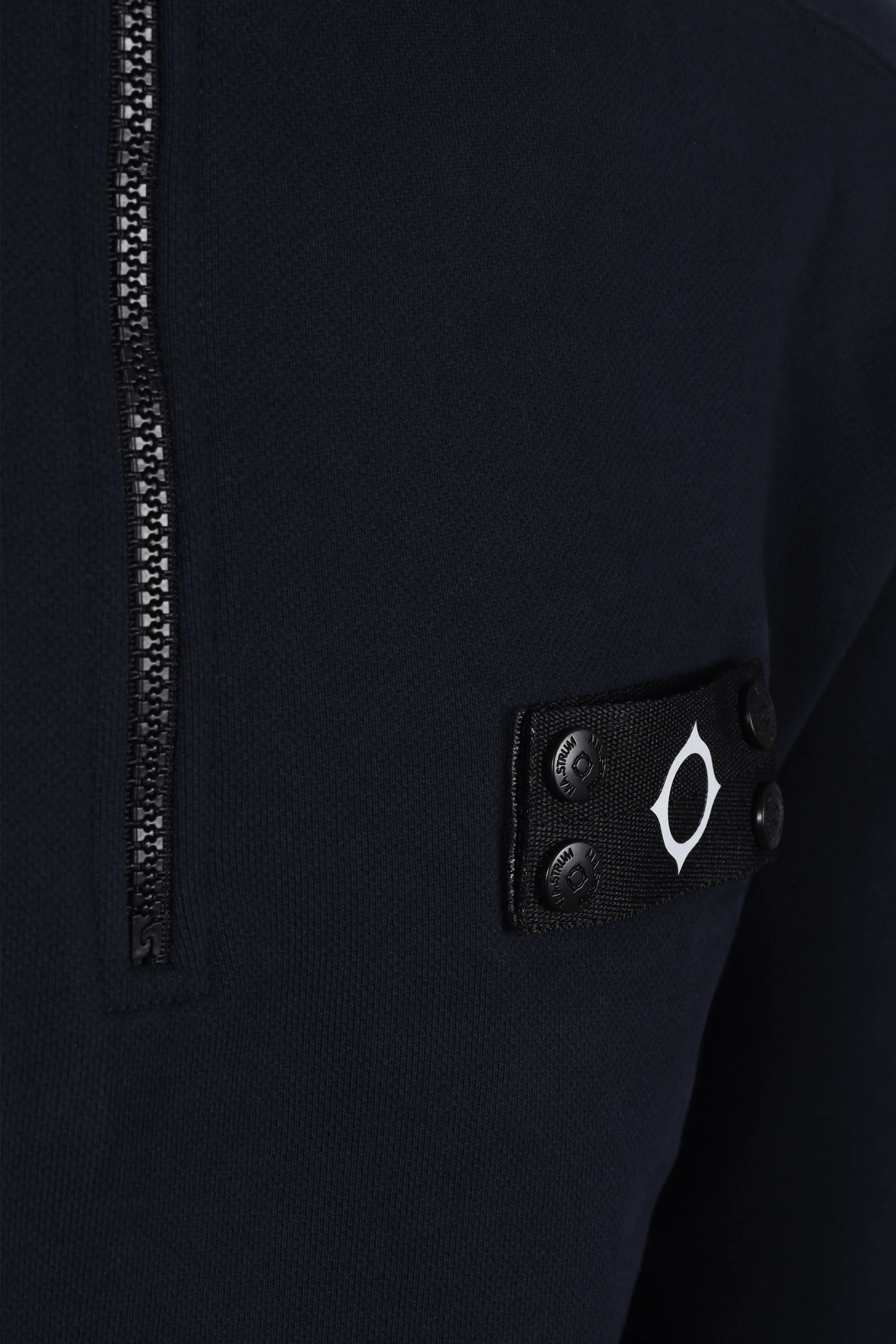 Ma.Strum Half Zip Sweatshirt Ink Navy - Image 4