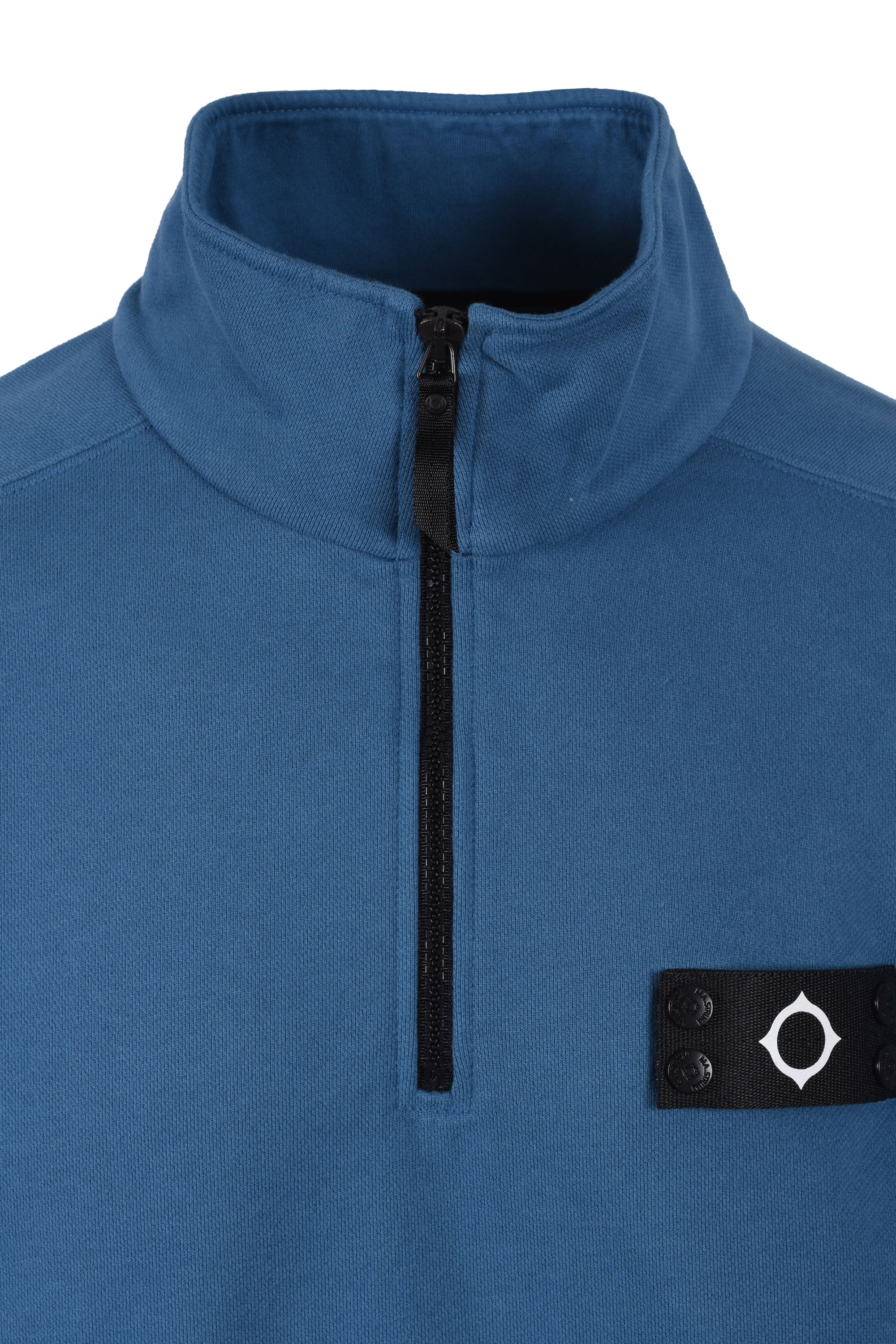 Ma.Strum Half Zip Sweatshirt Midnight - Image 2