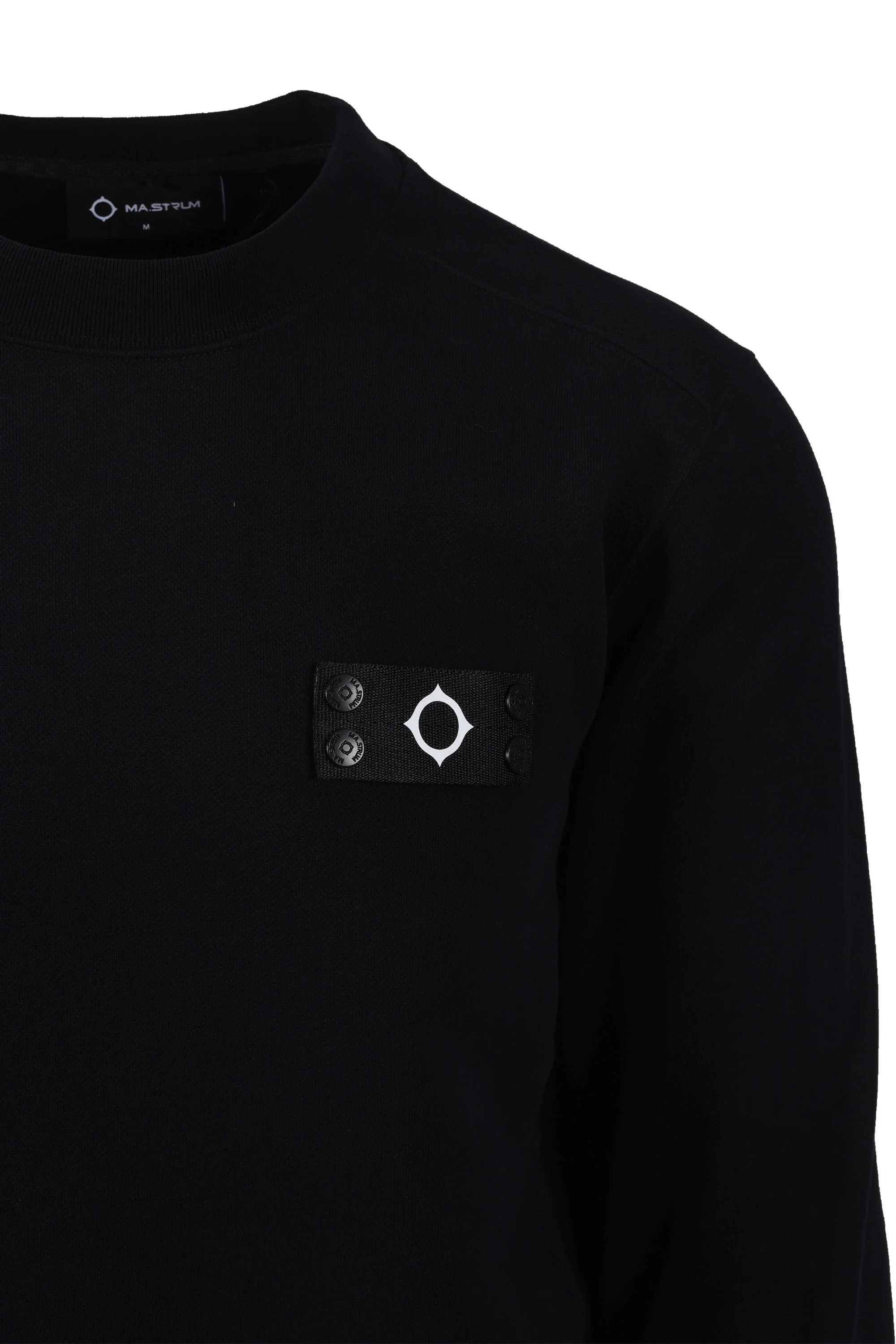 Ma.Strum Neo Crew Sweatshirt Jet Black - Image 2
