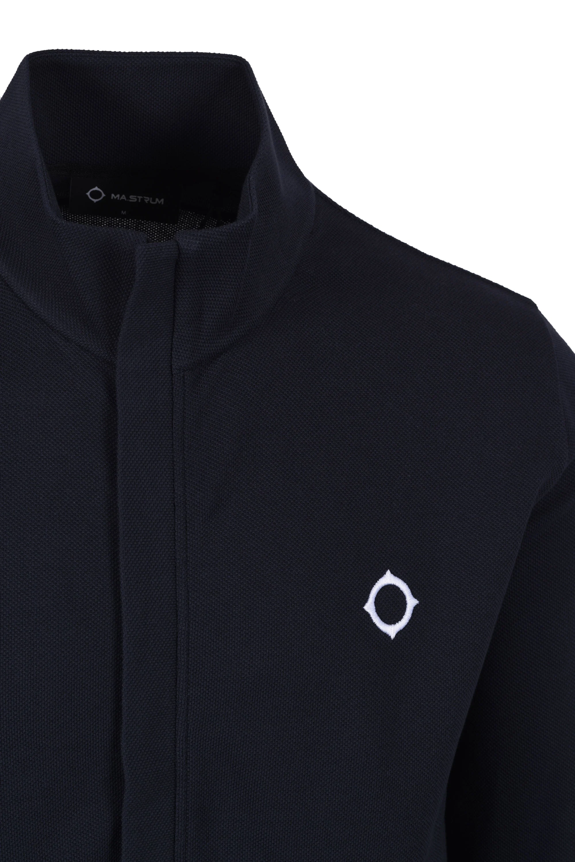 Ma.Strum Pique Full Zip Ink Navy - Image 2