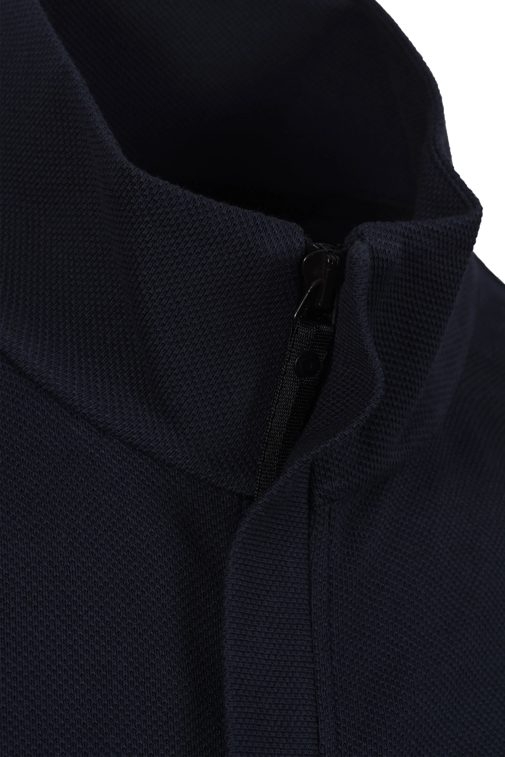 Ma.Strum Pique Full Zip Ink Navy - Image 4