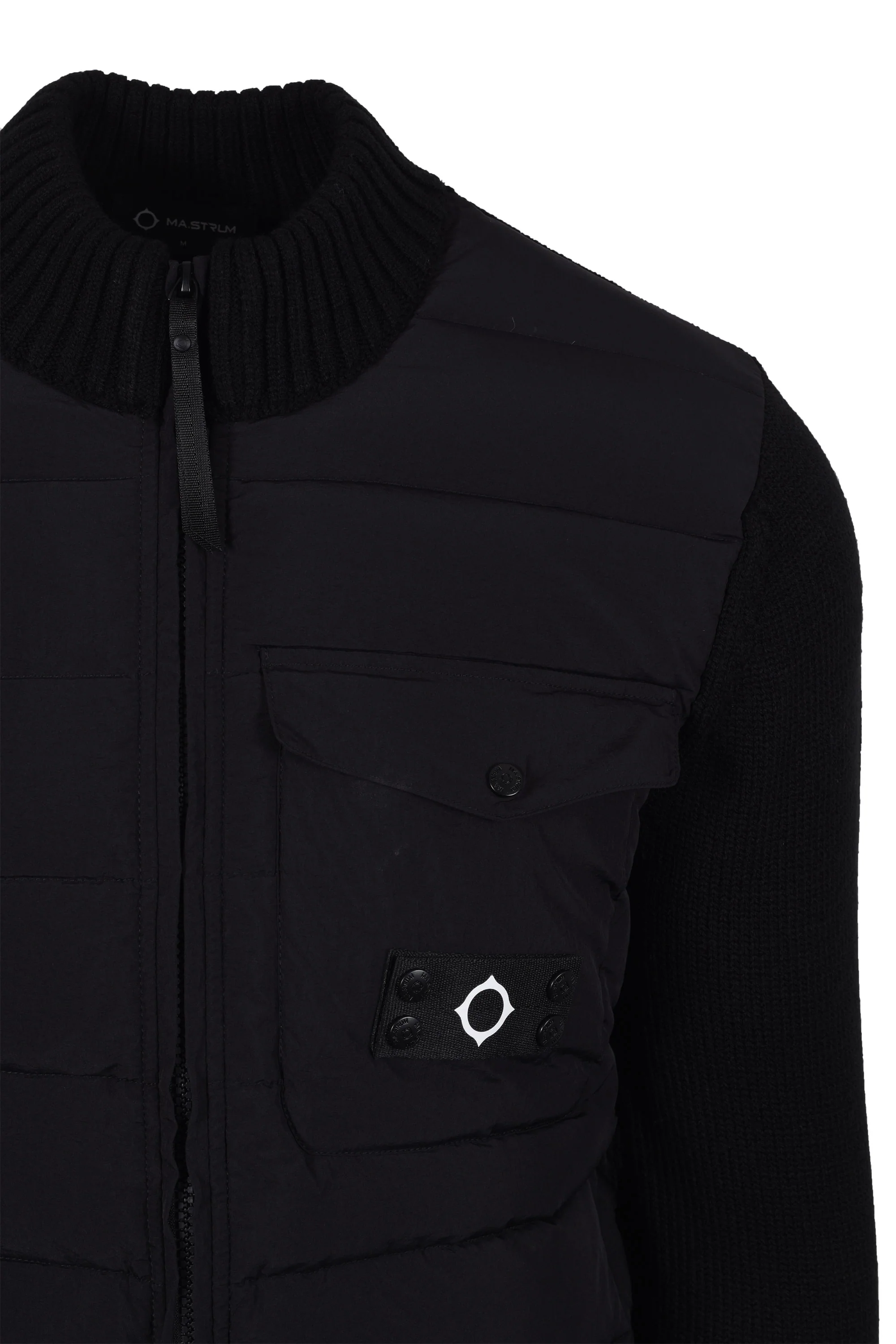 Ma.Strum Storm Knitted Jacket Jet Black - Image 2
