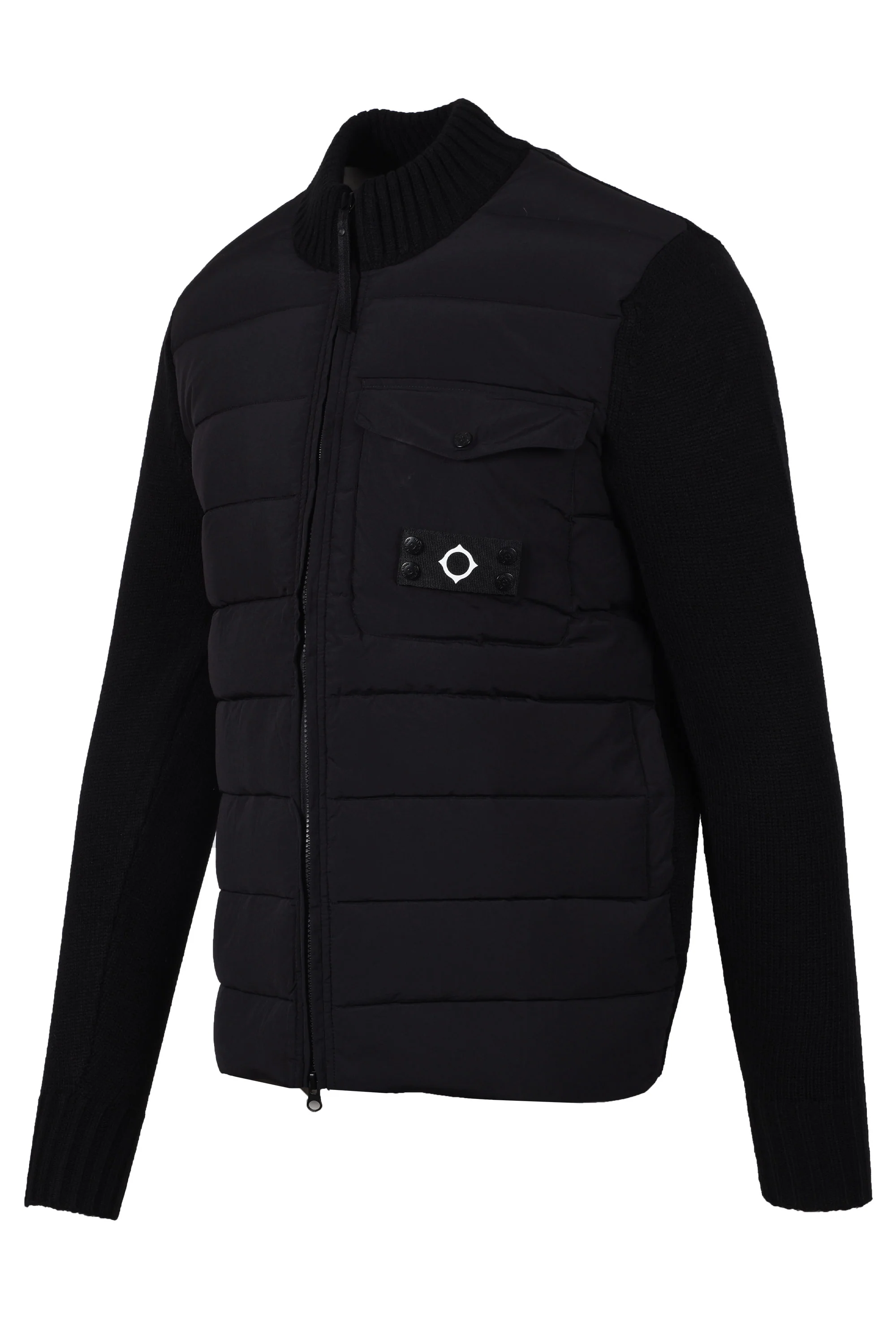 Ma.Strum Storm Knitted Jacket Jet Black - Image 3