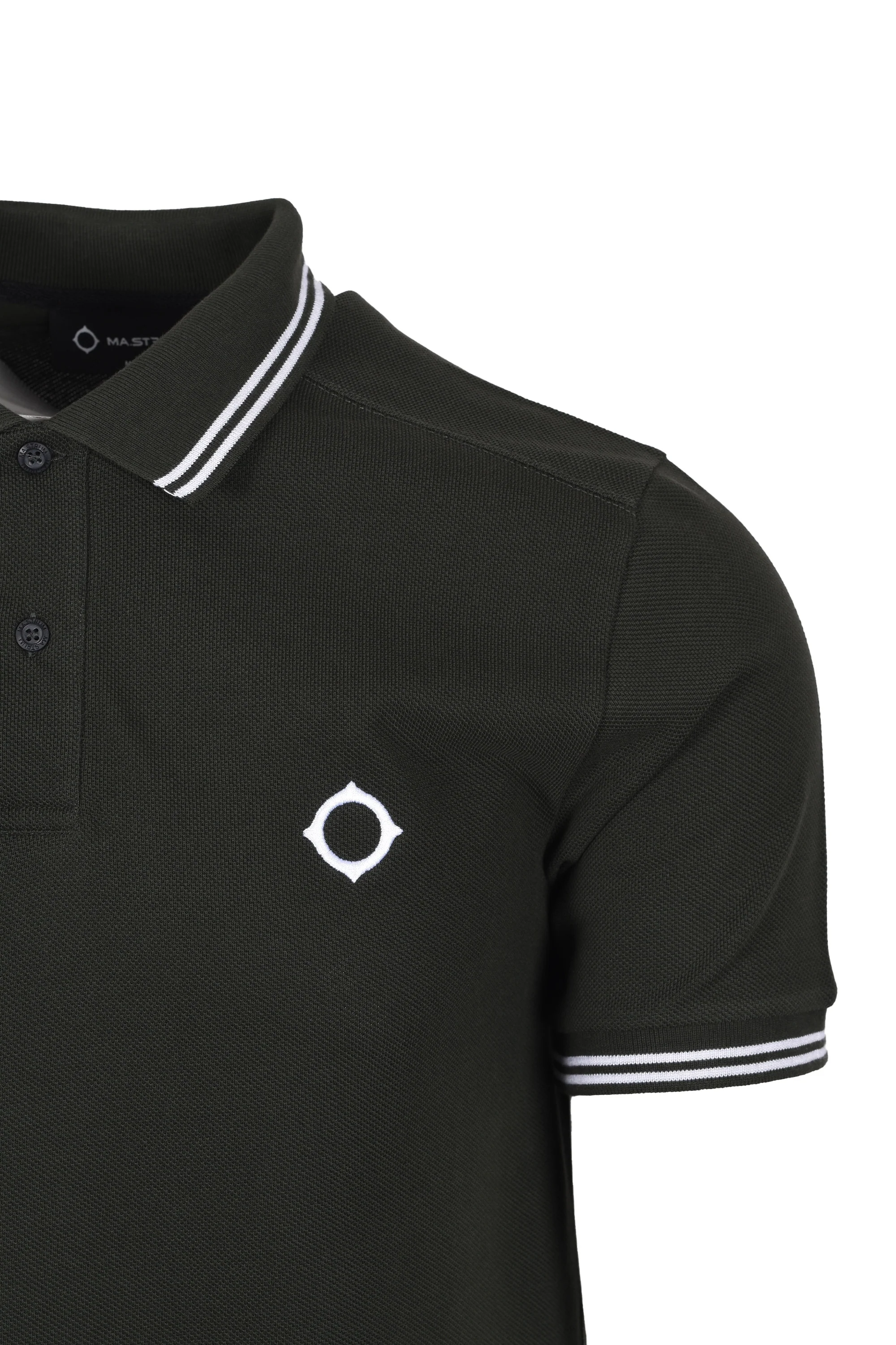 Ma.strum Double Tipped Polo Shirt Oil Slick - Image 3
