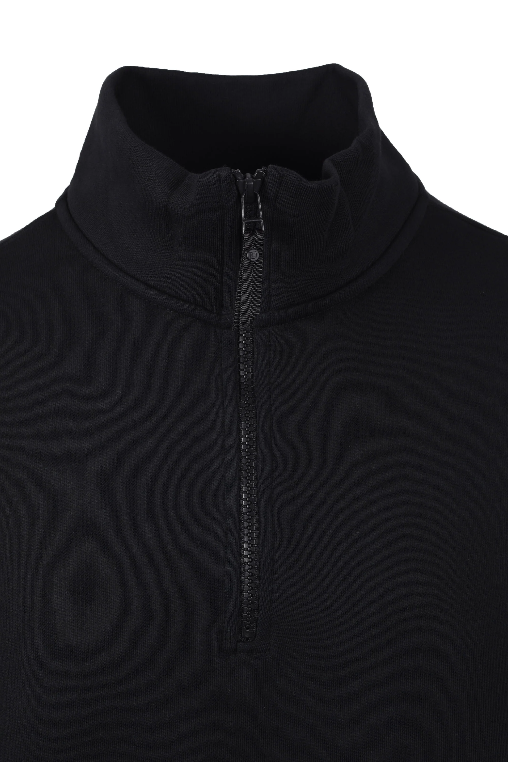 Ma.strum Half Zip Logo Sweat Jet Black - Image 3
