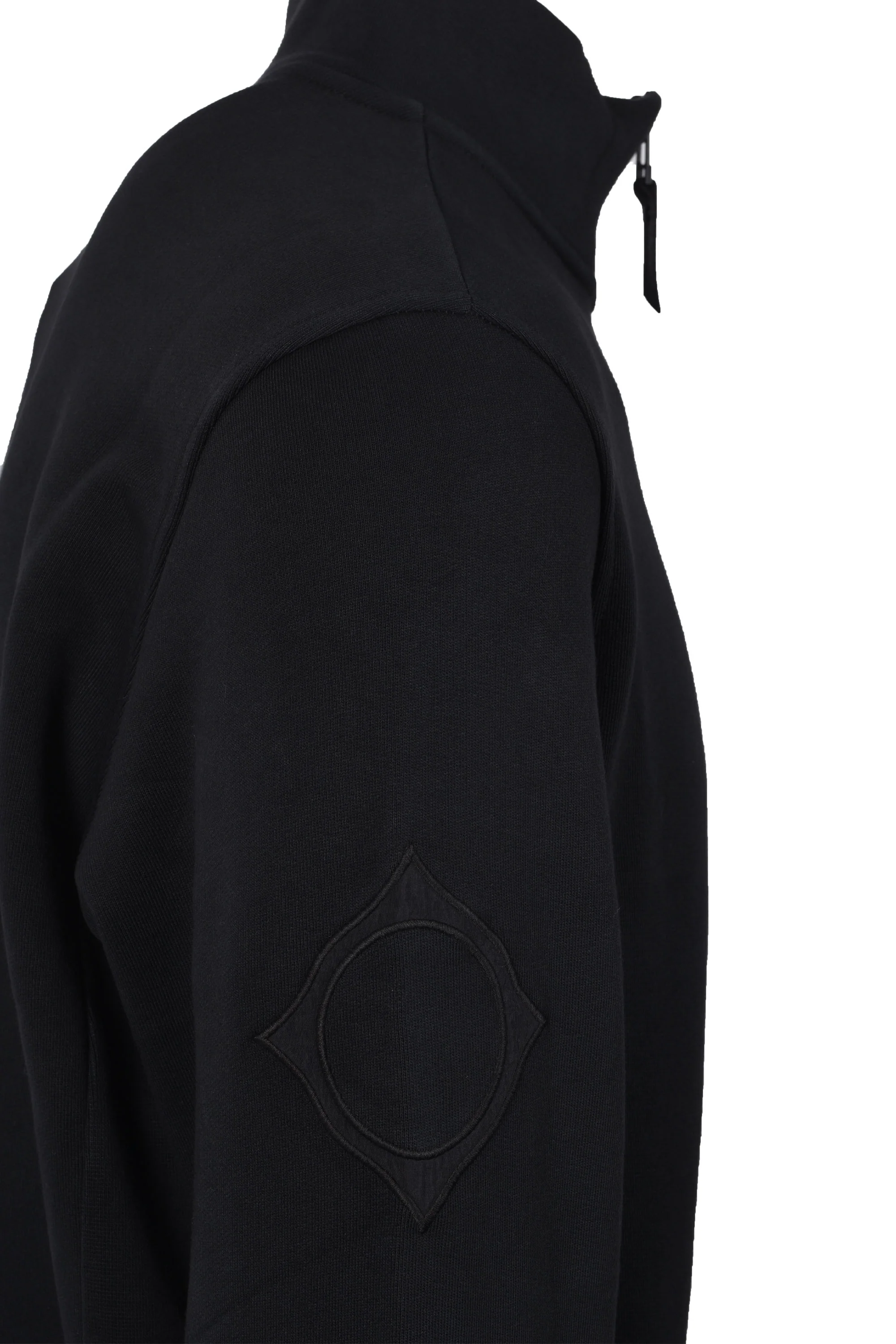 Ma.strum Half Zip Logo Sweat Jet Black - Image 5