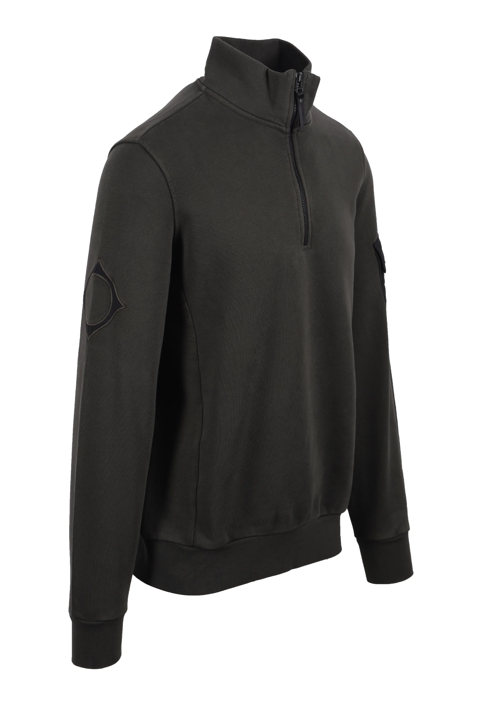 Ma.strum Half Zip Logo Sweat Oil Slick - Image 4