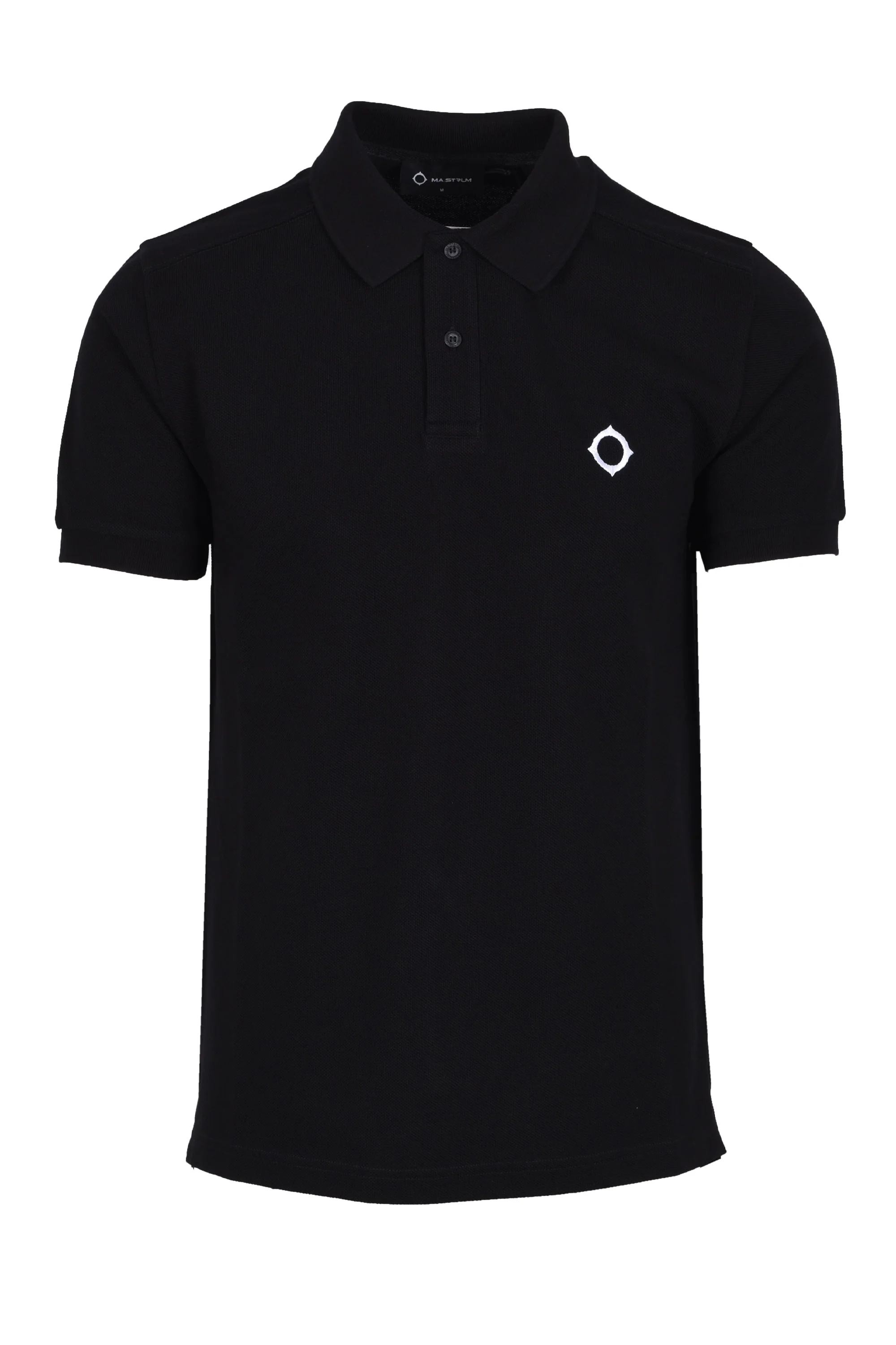 Ma.strum Ss Pique Polo Shirt Jet Black