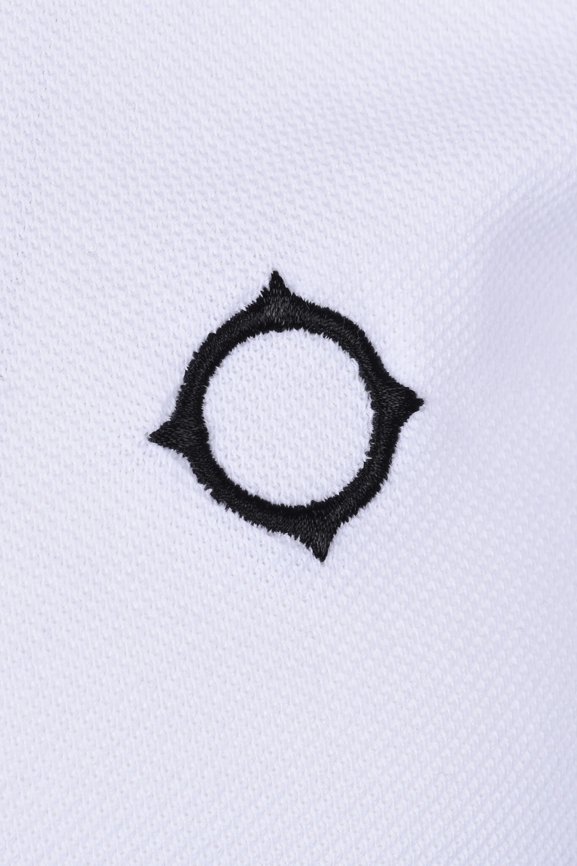 Ma.strum SS Pique Polo Shirt White - Image 2