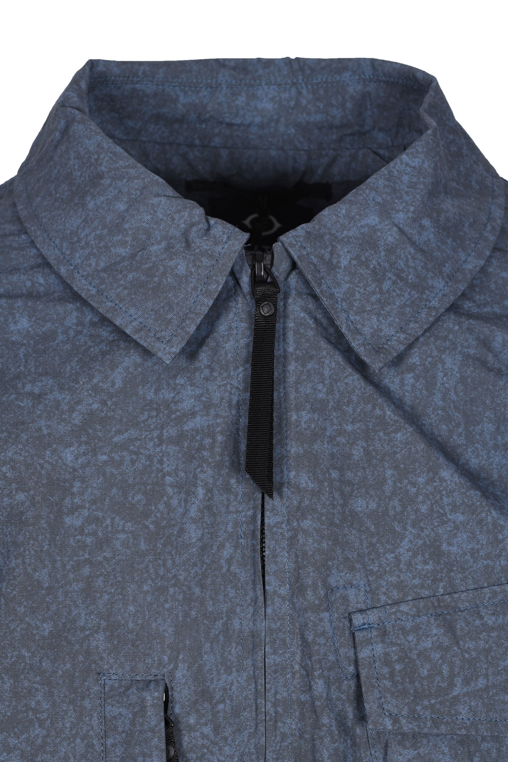 Ma.strum Tie Died Overshirt Ink Navy - Image 3
