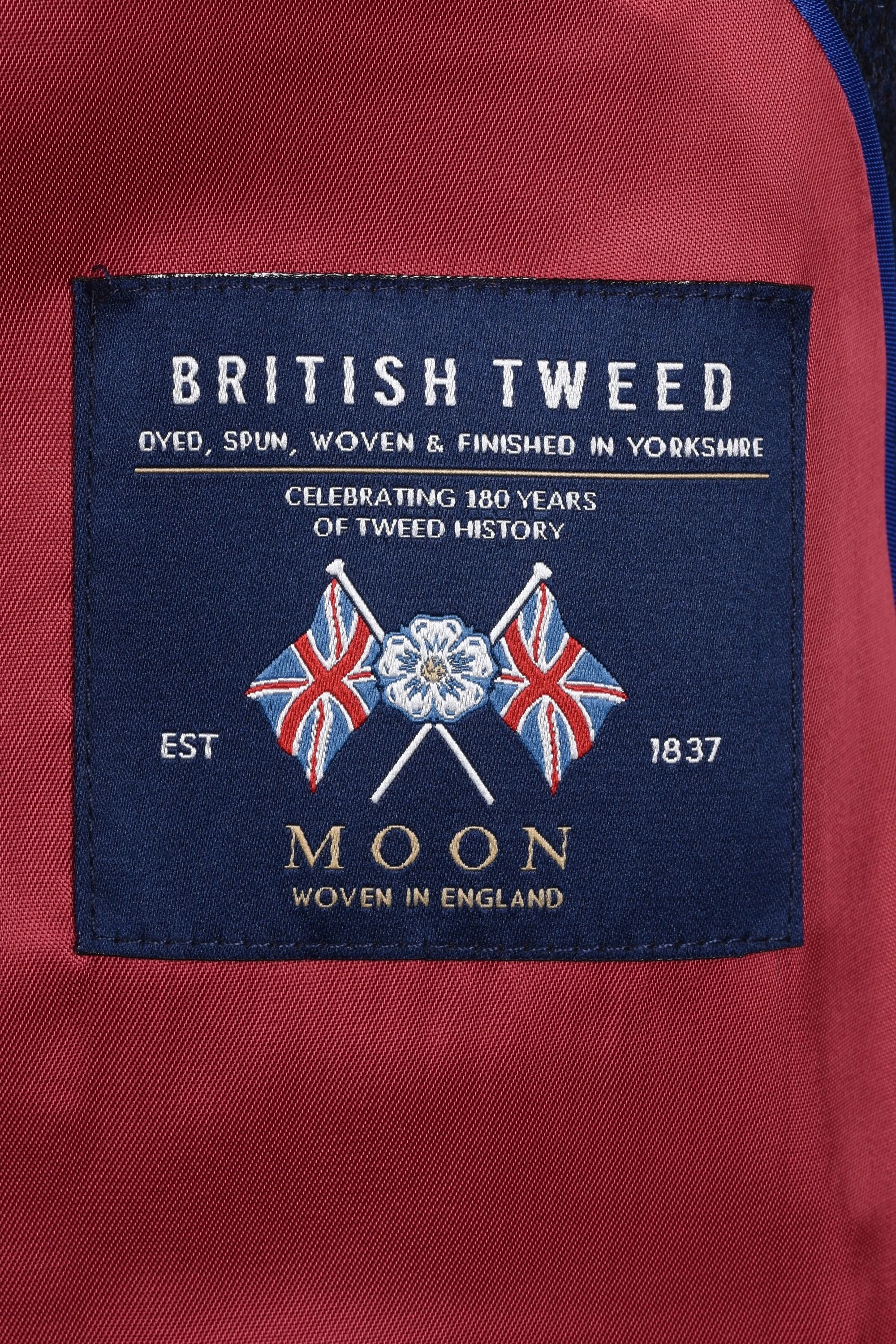 Mazelli Jacket And Waistcoat Blue Red Check - Image 3
