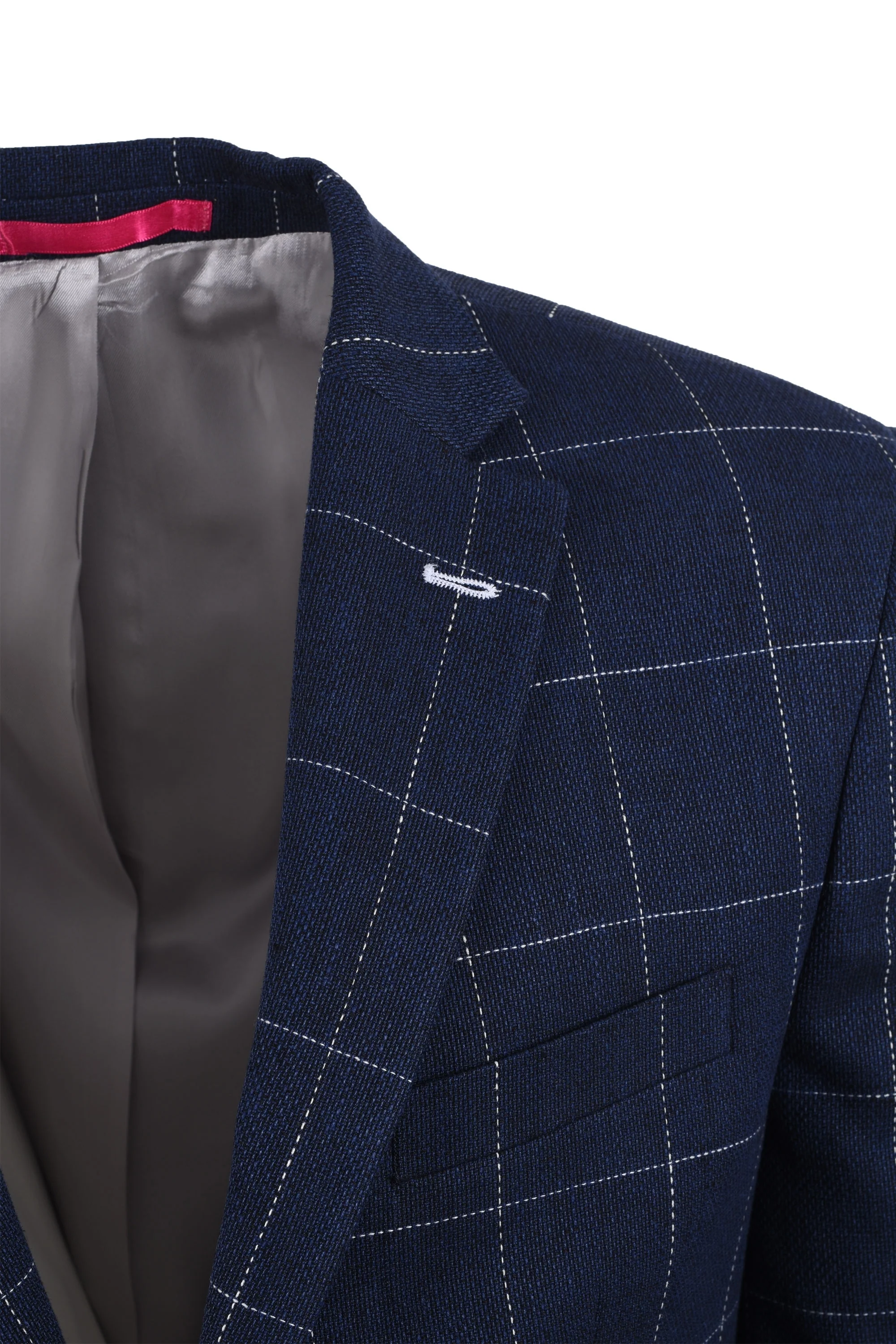 Mazzelli Jacket Blue Check - Image 2