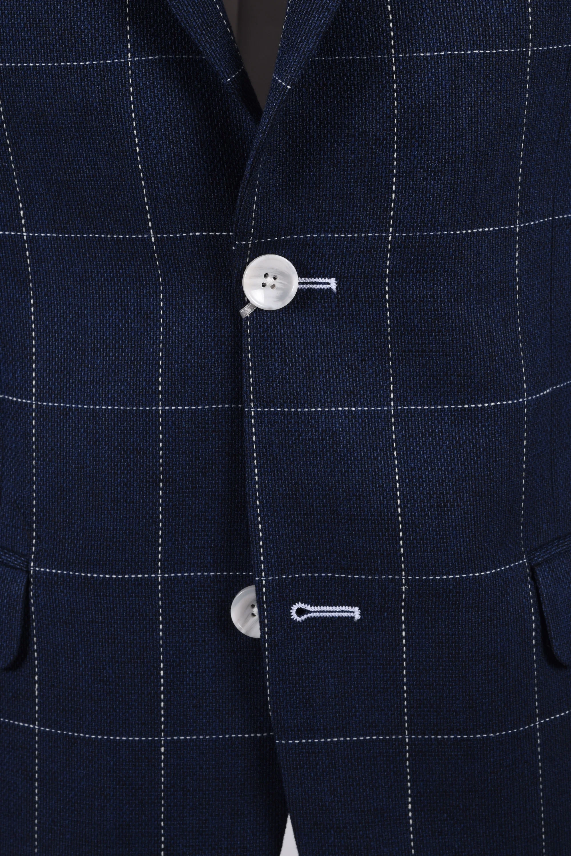 Mazzelli Jacket Blue Check - Image 3