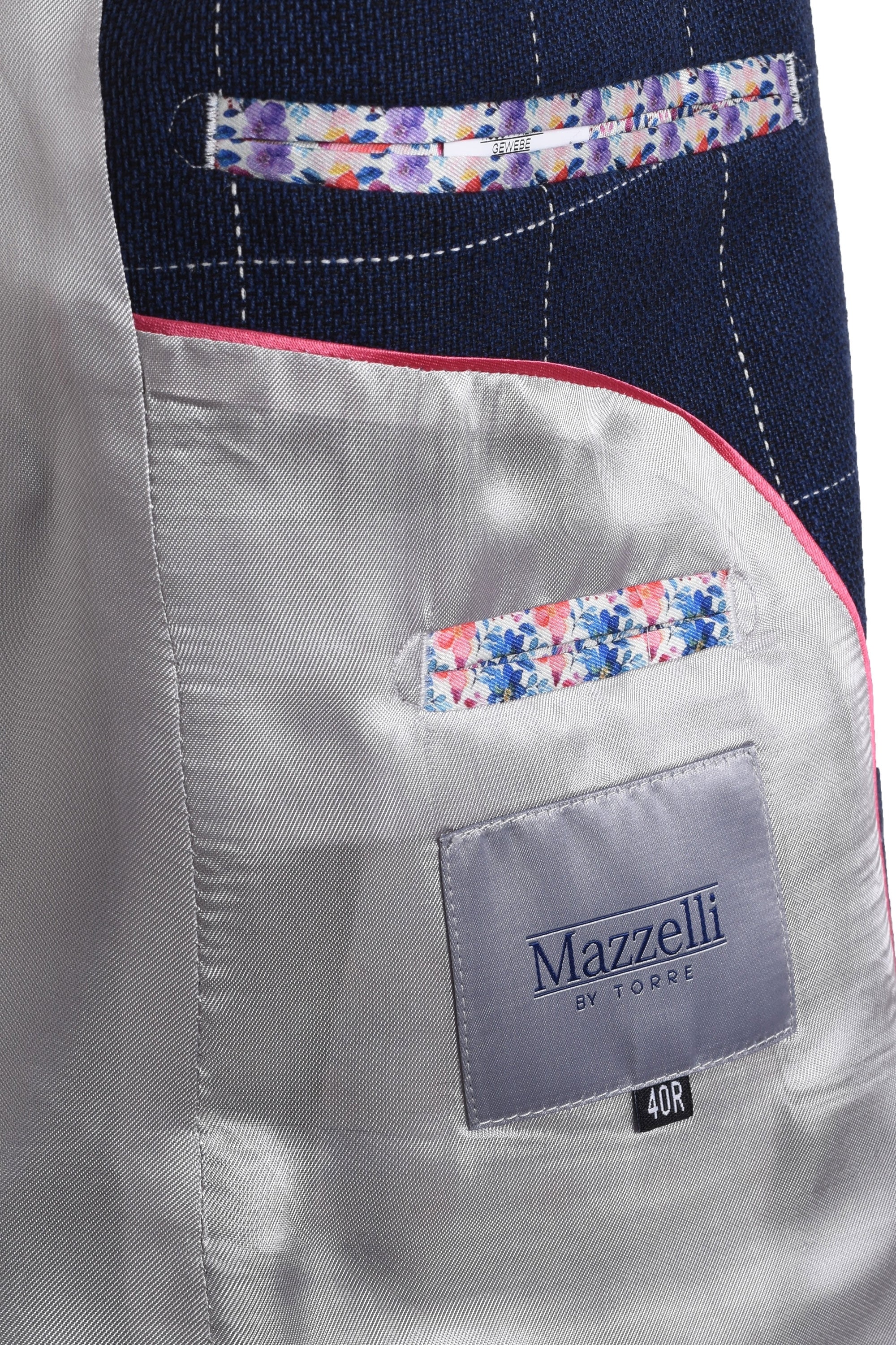 Mazzelli Jacket Blue Check - Image 5