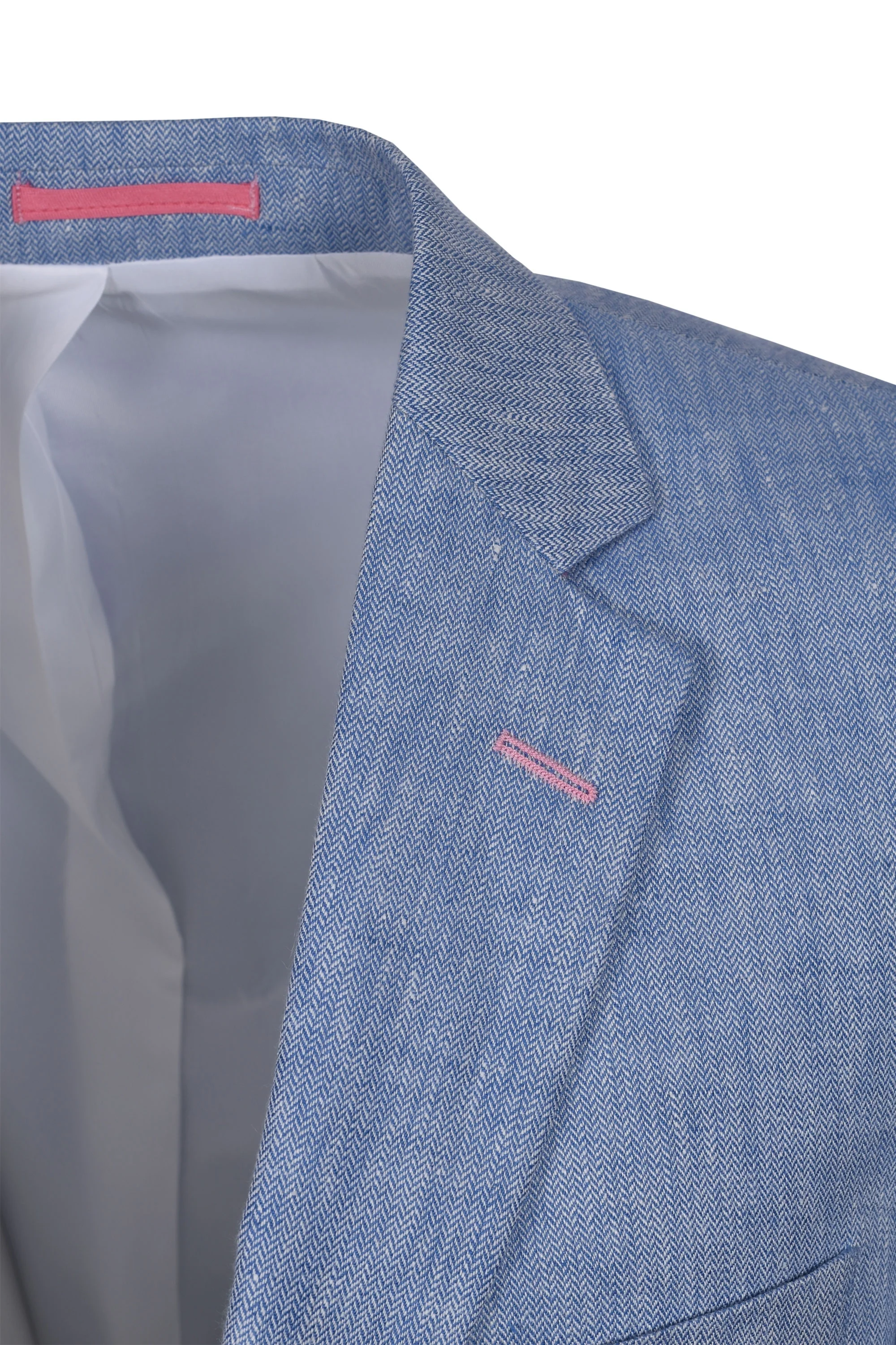 Mazzelli Linen Jacket Light Blue - Image 2