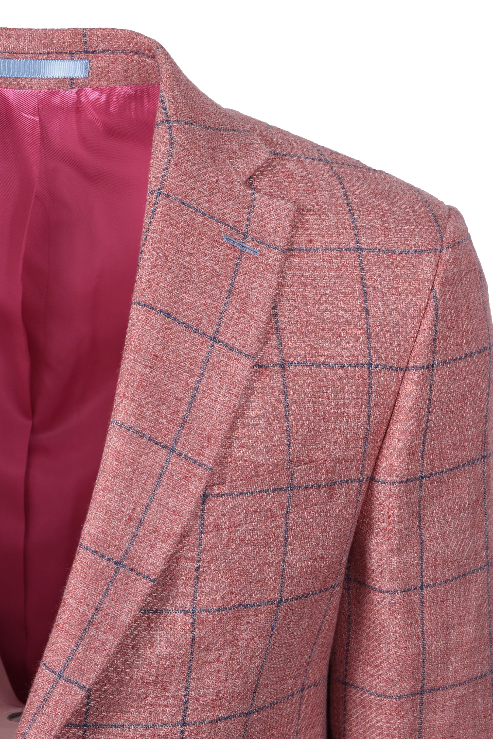 MAZZELLI JACKET PINK/BLUE CHECK - Image 2