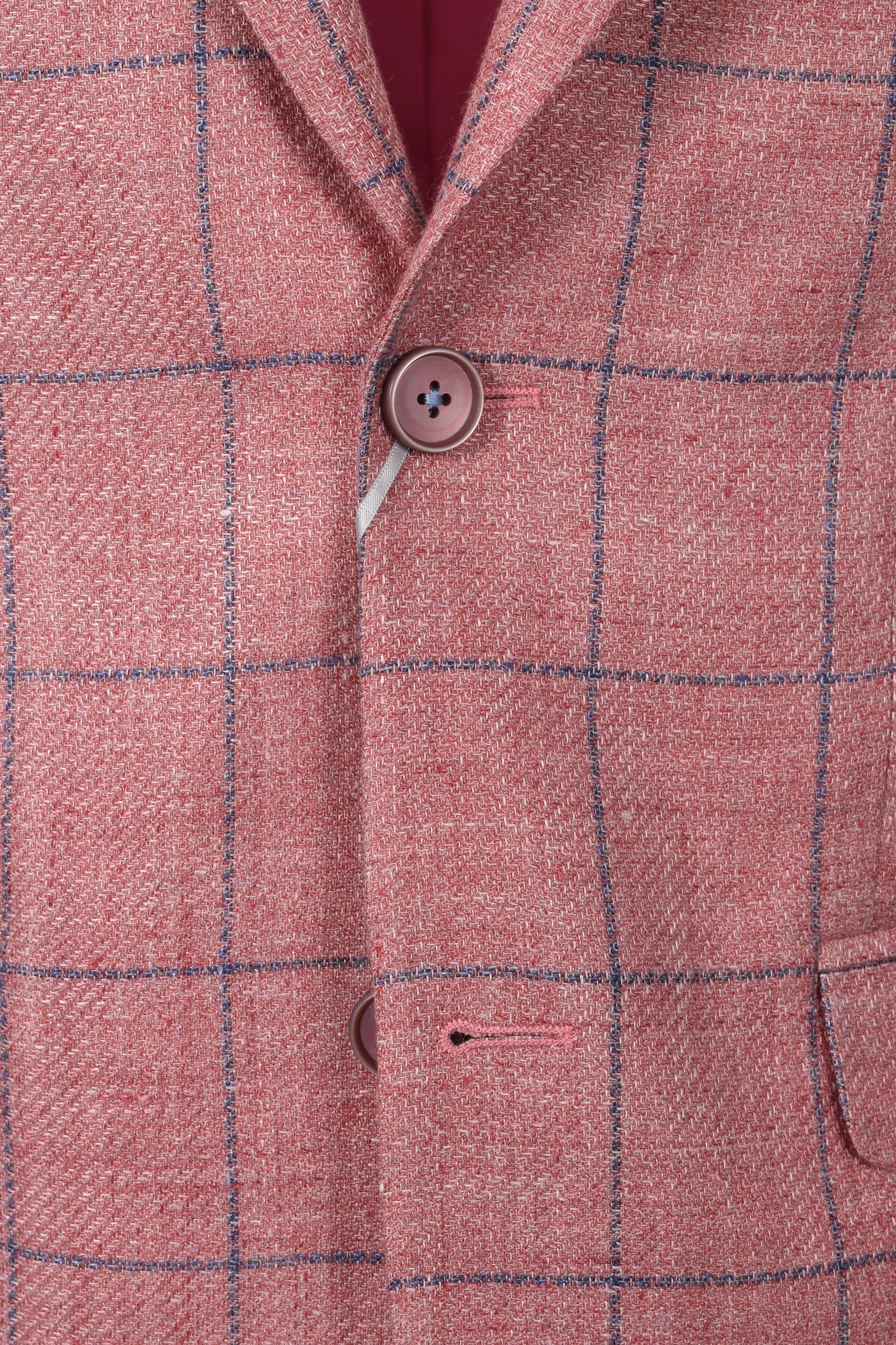MAZZELLI JACKET PINK/BLUE CHECK - Image 3