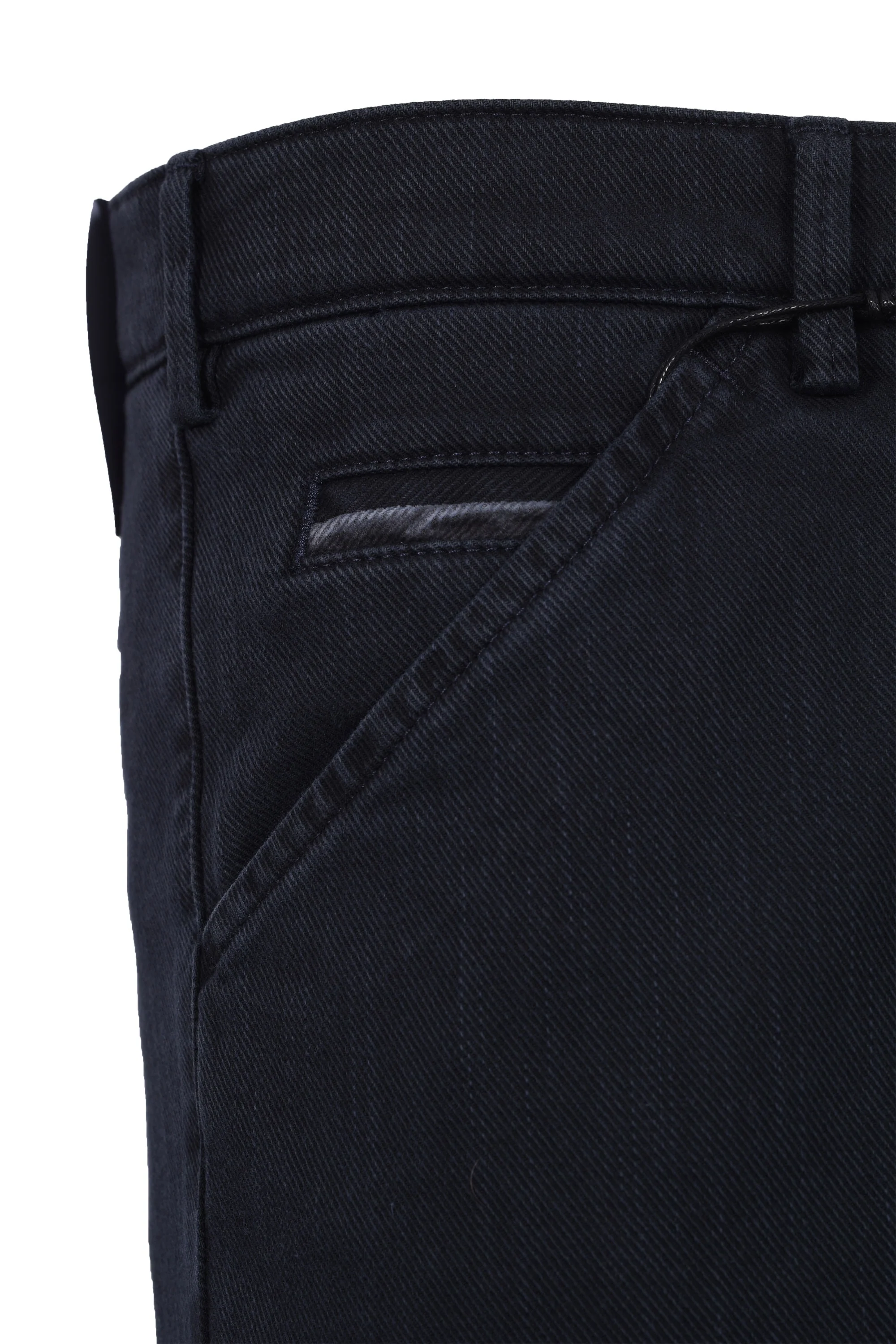 Meyer Chicago Cotton Trouser Navy - Image 4
