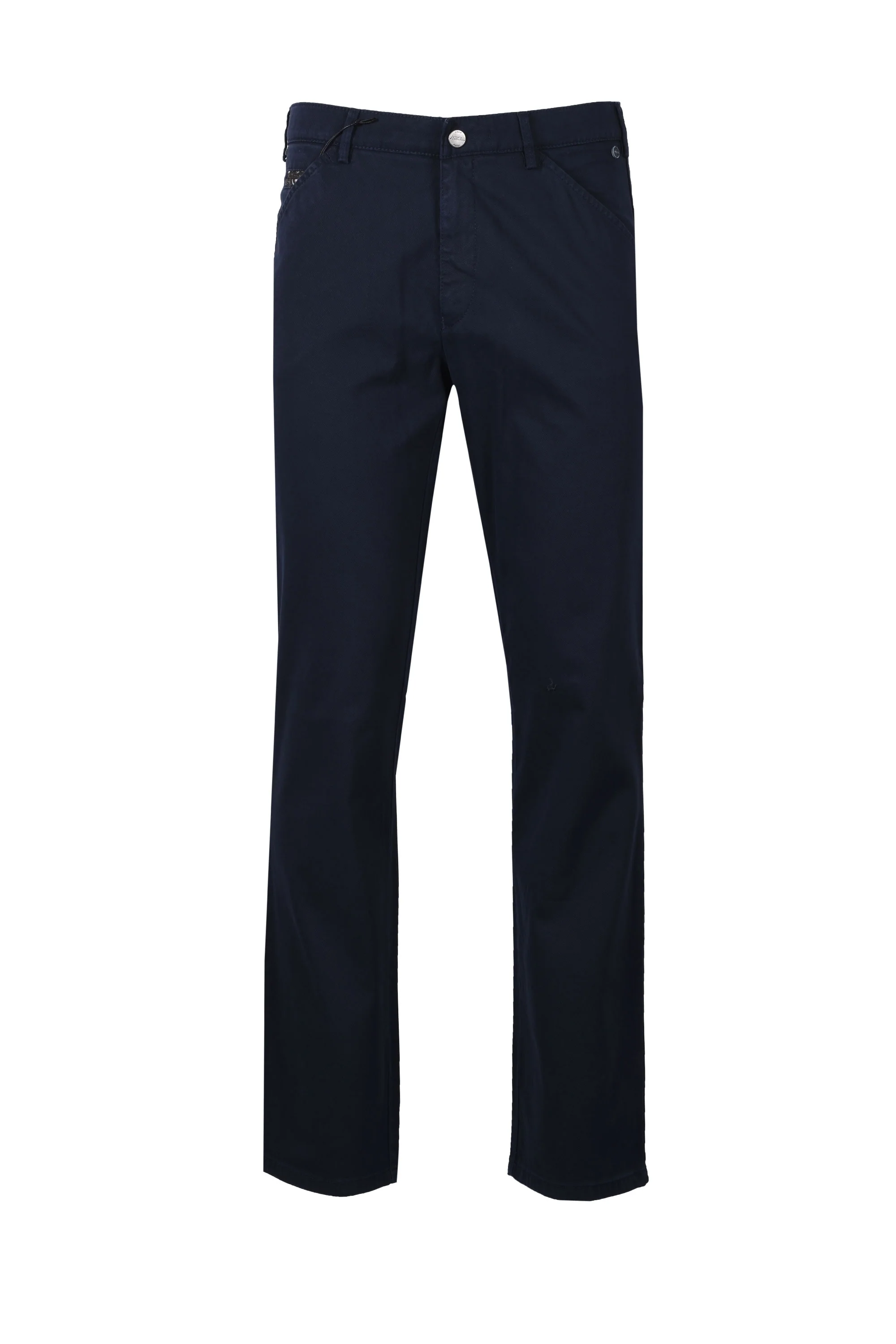 Meyer Chicago Cotton Trouser Navy - Image 2