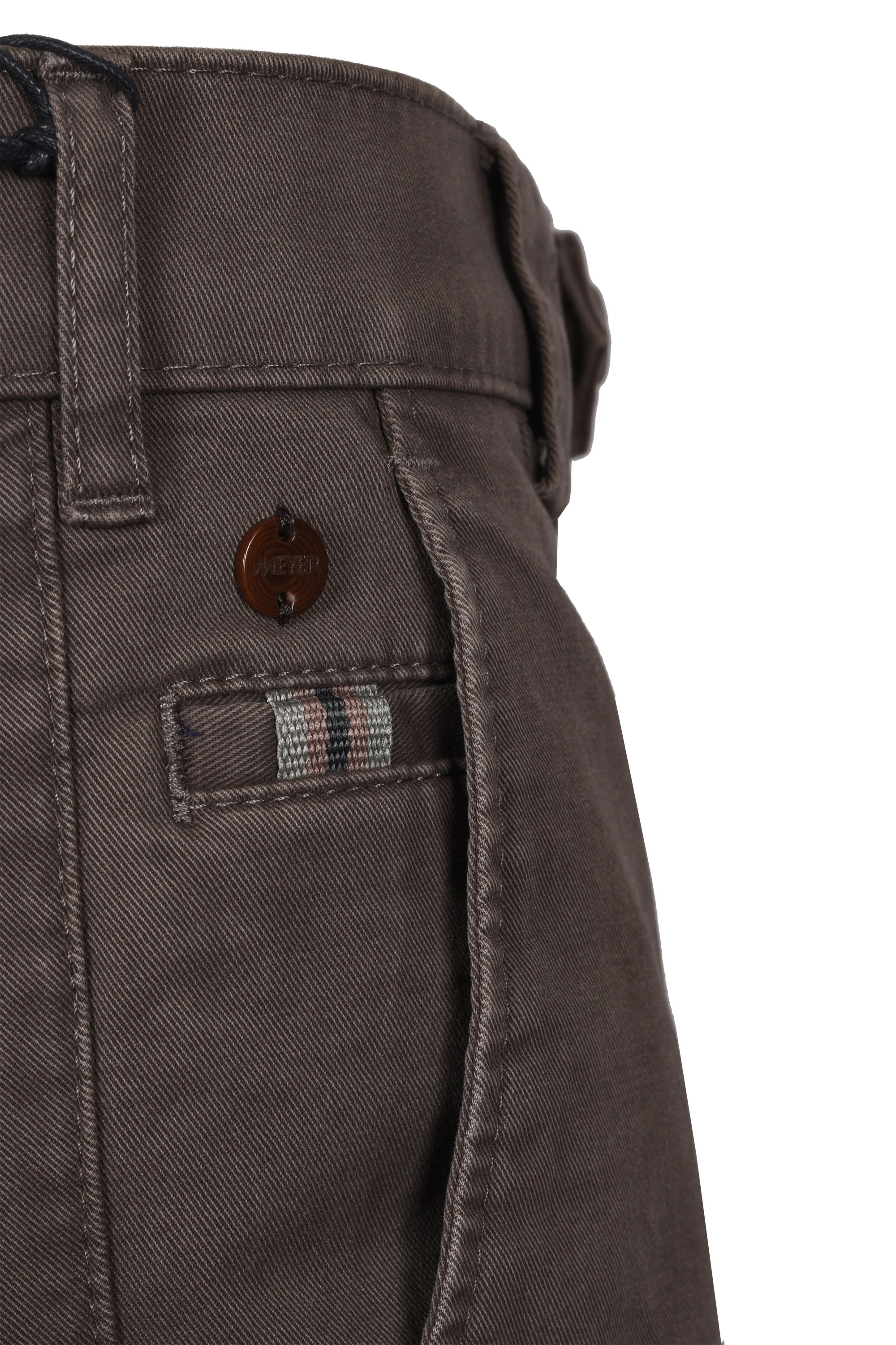 Meyer Roma Cotton Trouser Brown - Image 5
