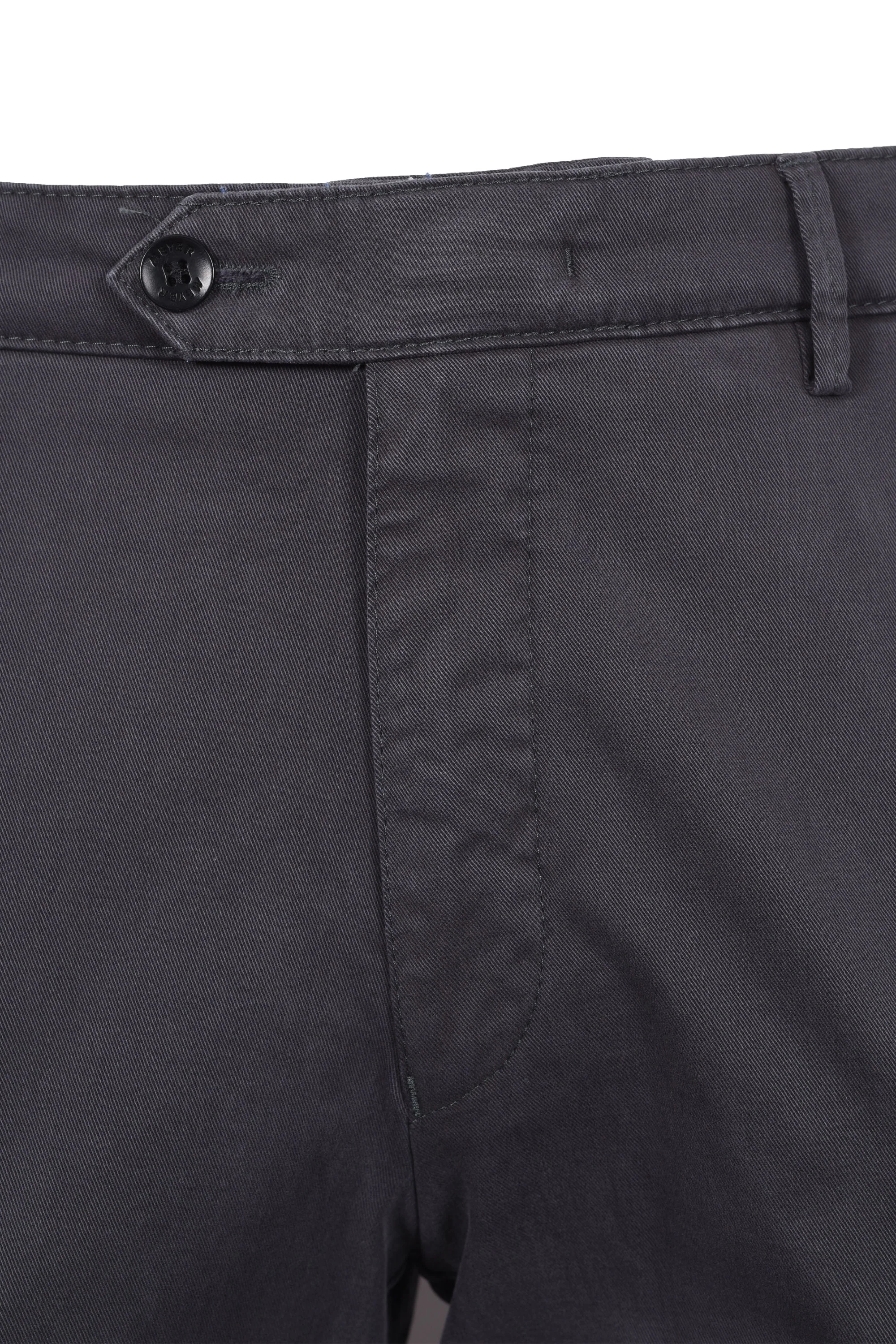 Meyer Roma Cotton Trouser Charcoal - Image 3