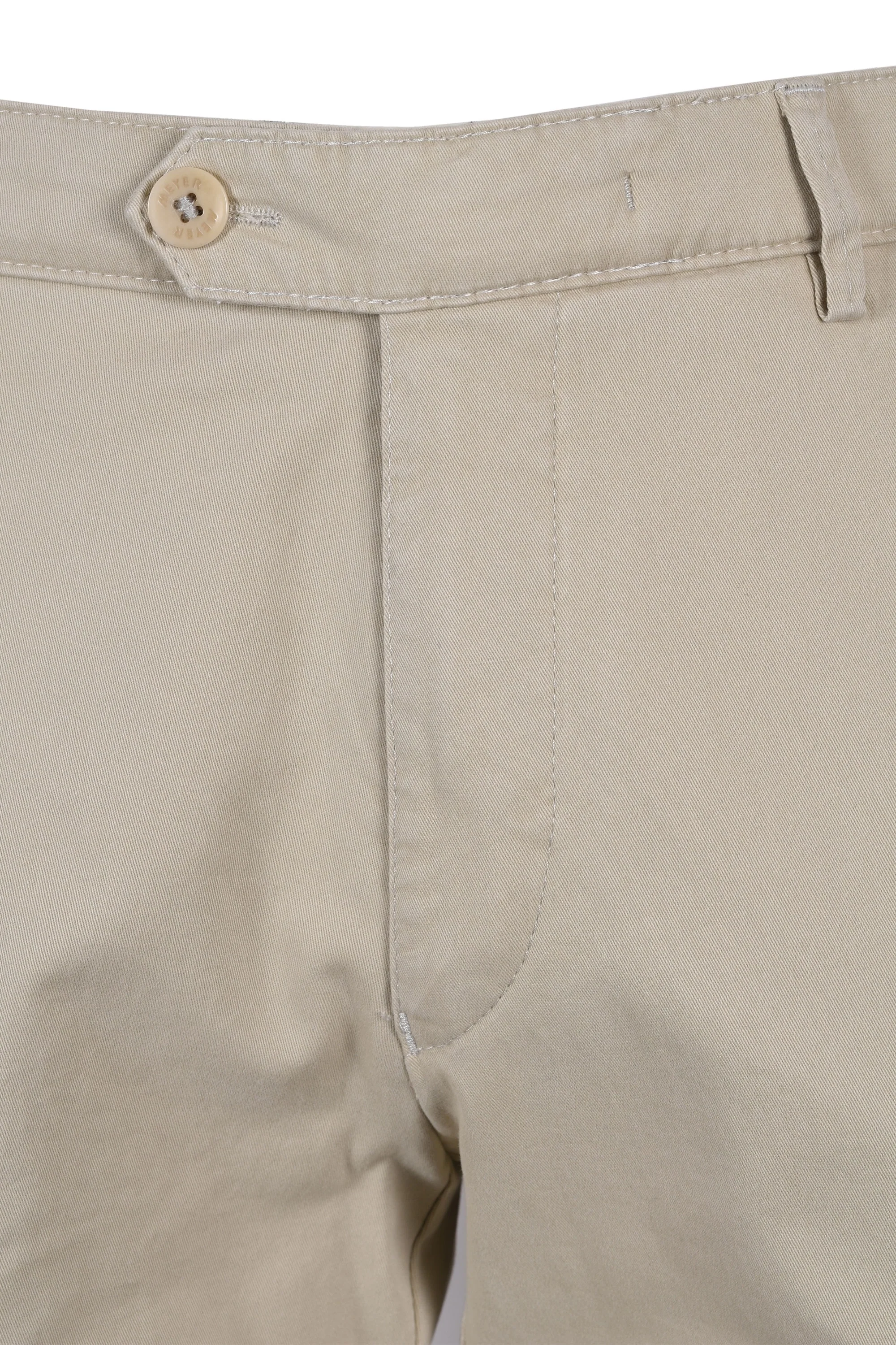 Meyer Roma Lightweight Cotton Trousers Stone - Image 3