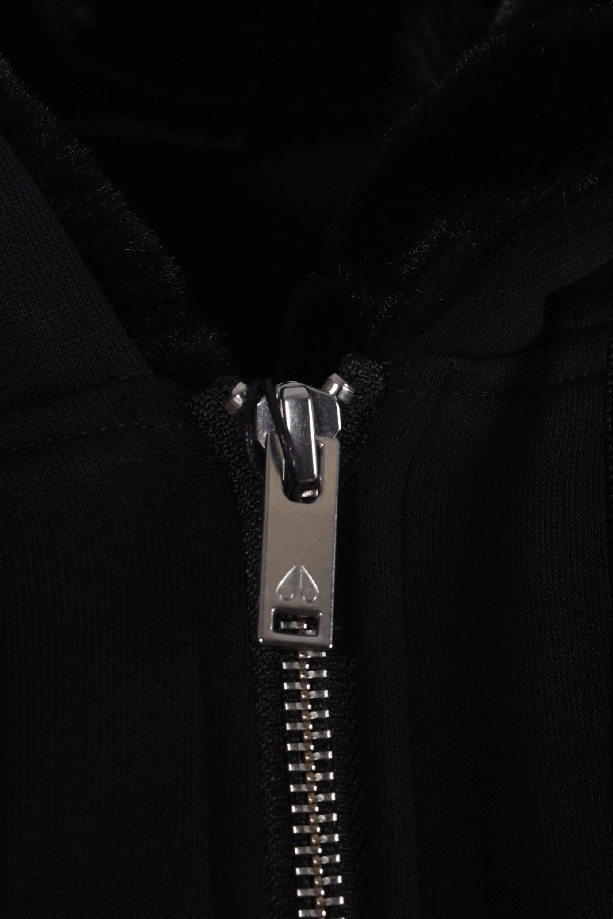Moose Knuckles Classic Bunny Hooded Full Zip Black - Image 5