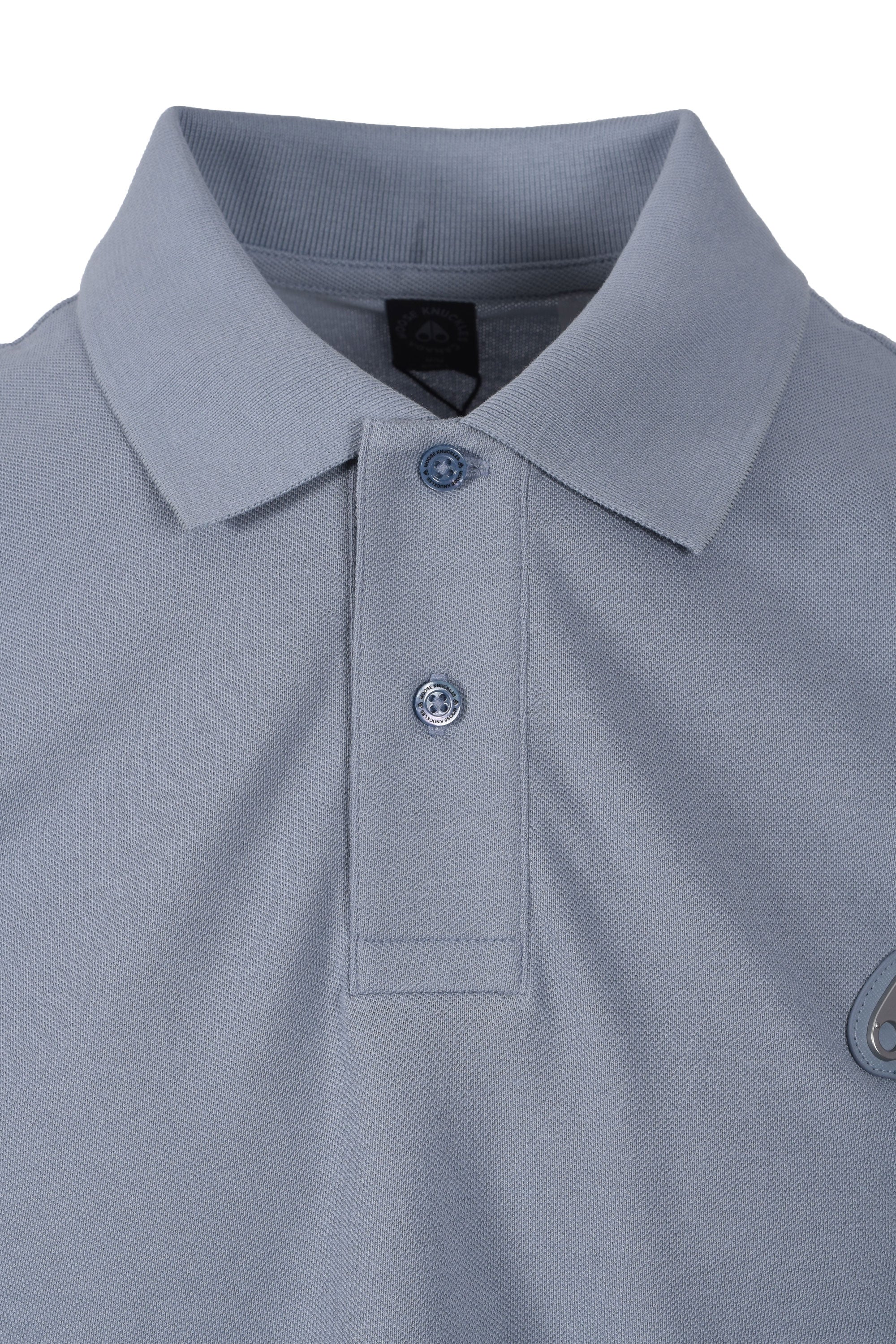 MOOSE KNUCKLES EVERETT POLO SHIRT JET STREAM - Image 2