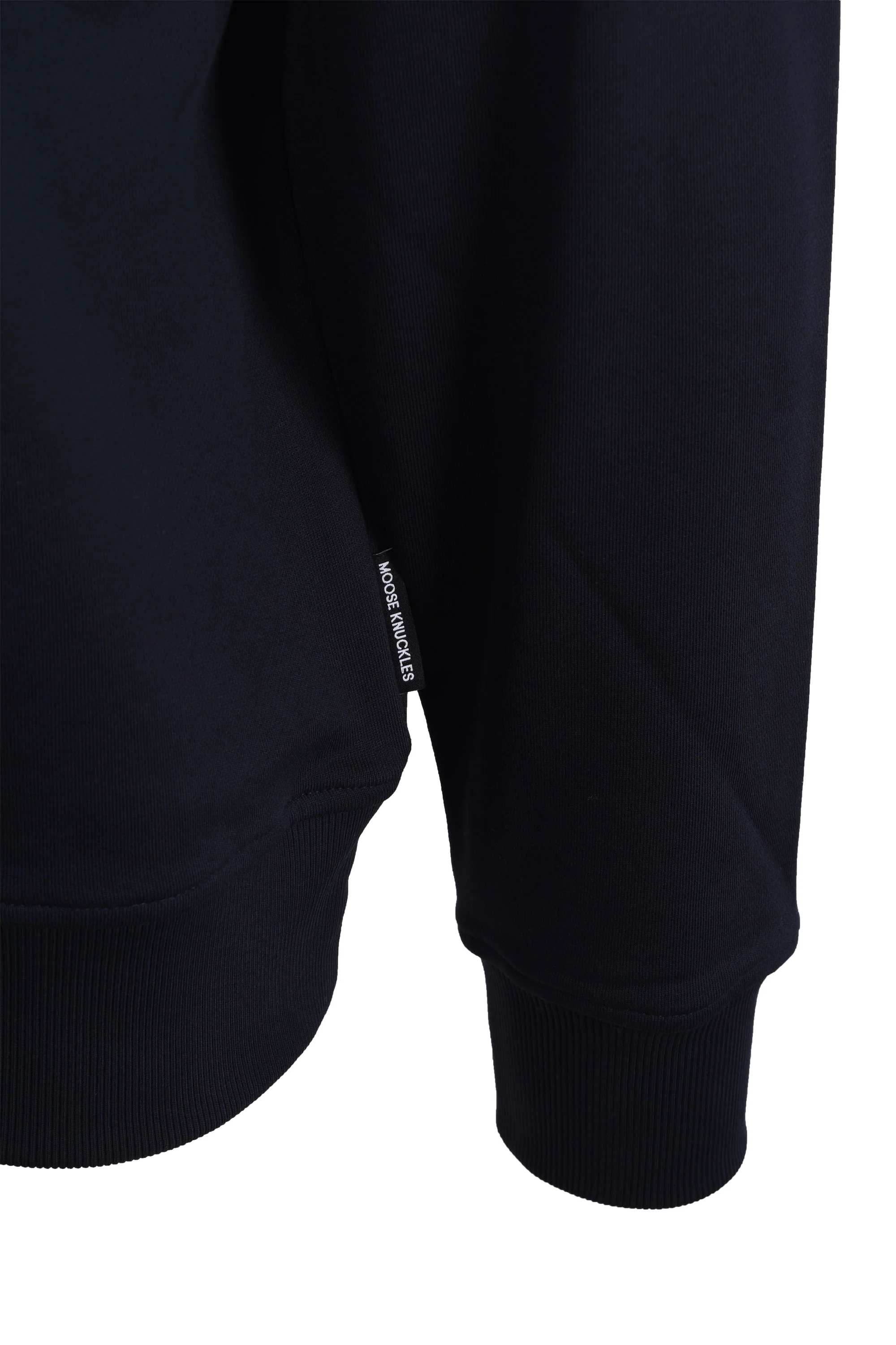 Moose Knuckles Hartsfield Half Zip Sweatshirt Navy - Image 4