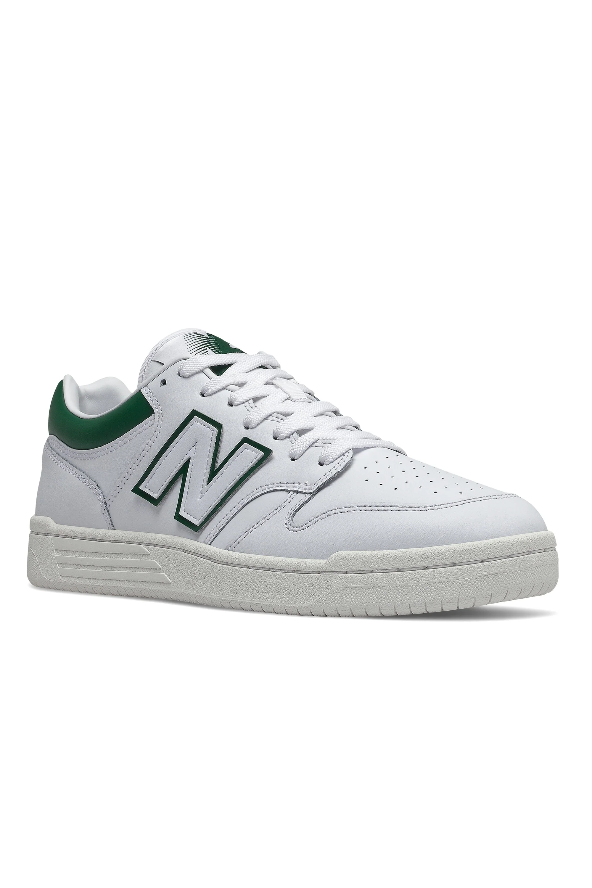 New Balance 480 Trainer White/Green - Image 4