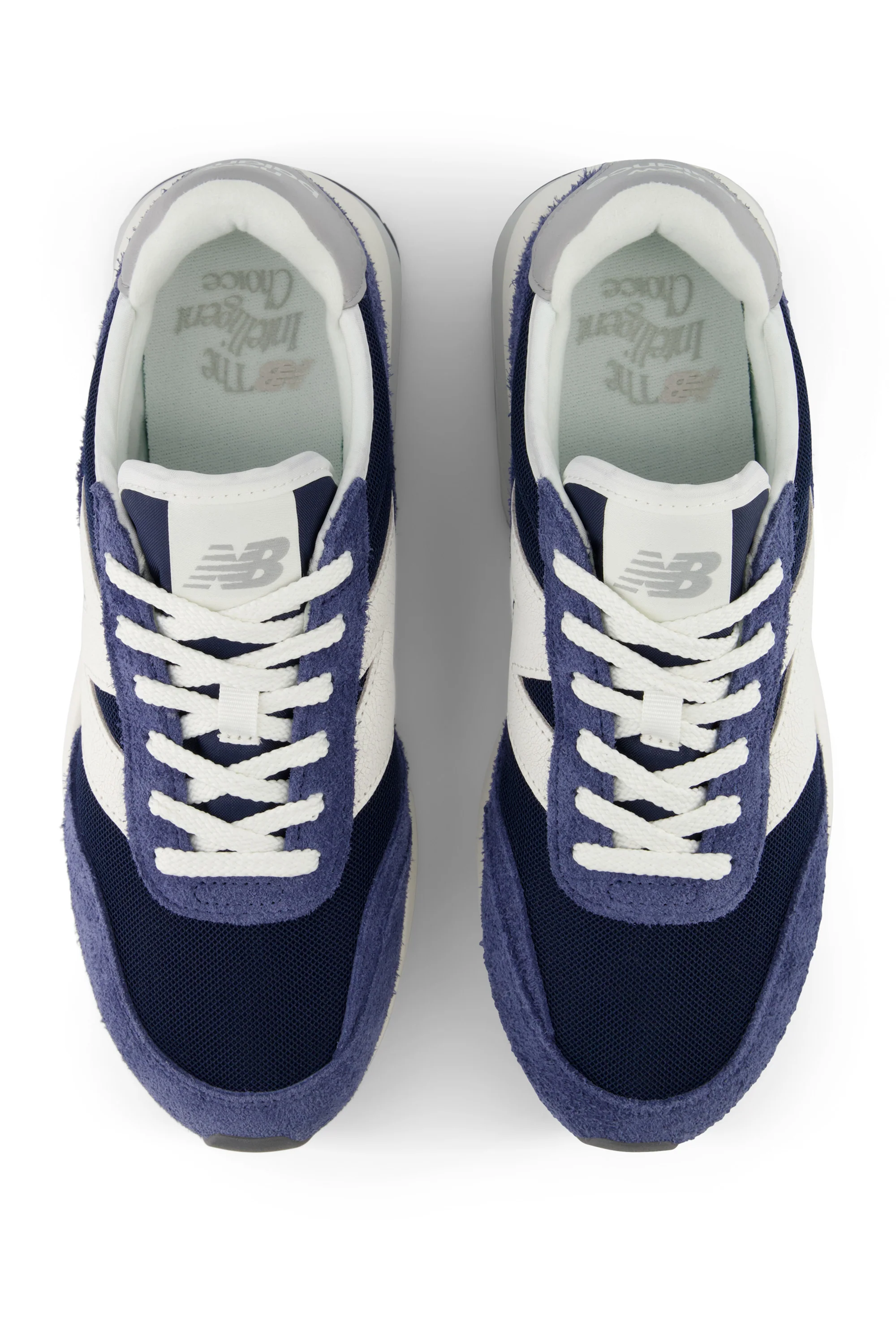 New Balance 370 Trainer Navy With Sea Salt - Image 3