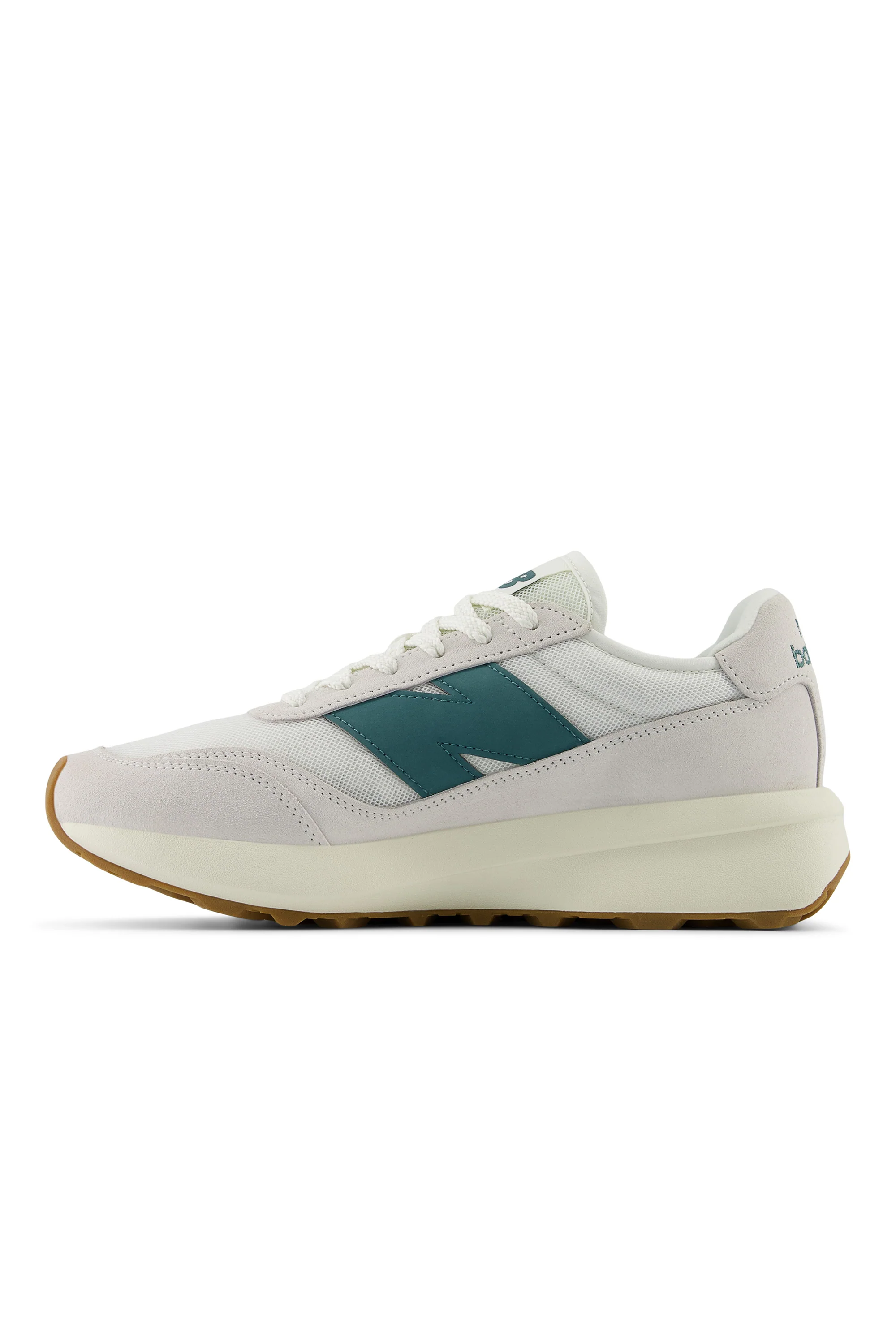 New Balance 370 Trainer Sea Salt & New Spruce - Image 2