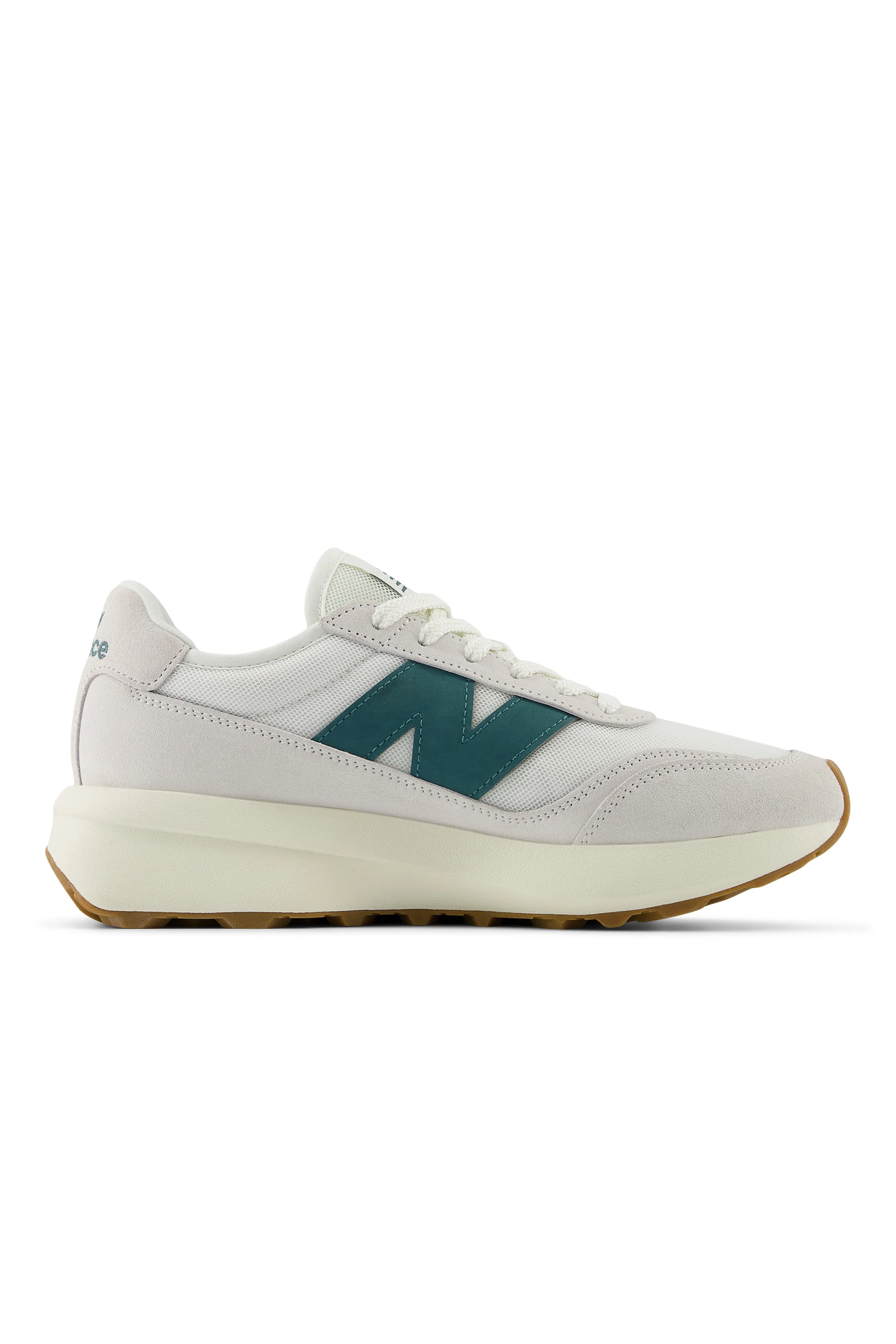 New Balance 370 Trainer Sea Salt & New Spruce - Image 9