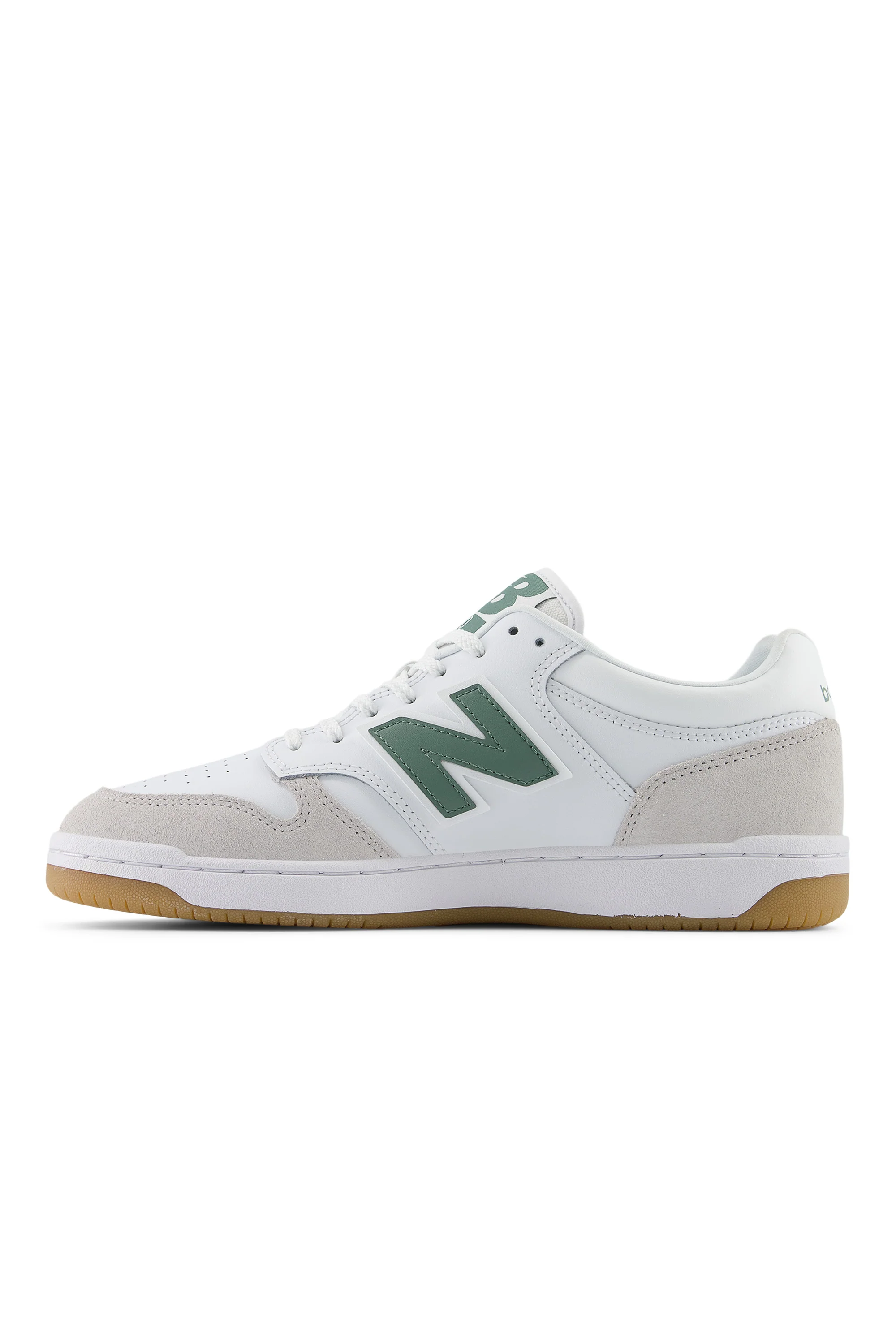 New Balance 480 Trainers White with Grey Matter - Image 2