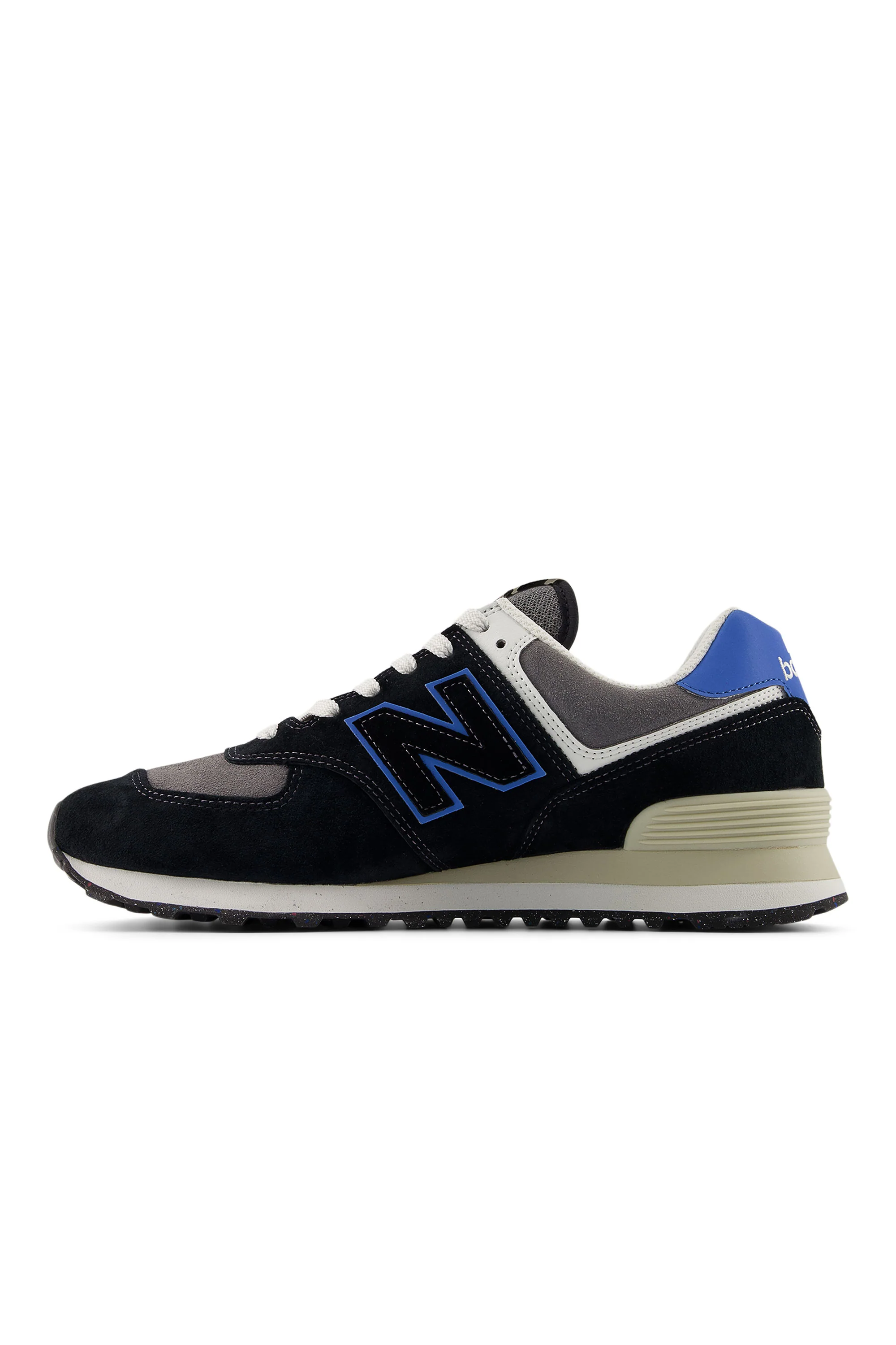 New Balance 574 Trainer Black/Blue Agate - Image 2