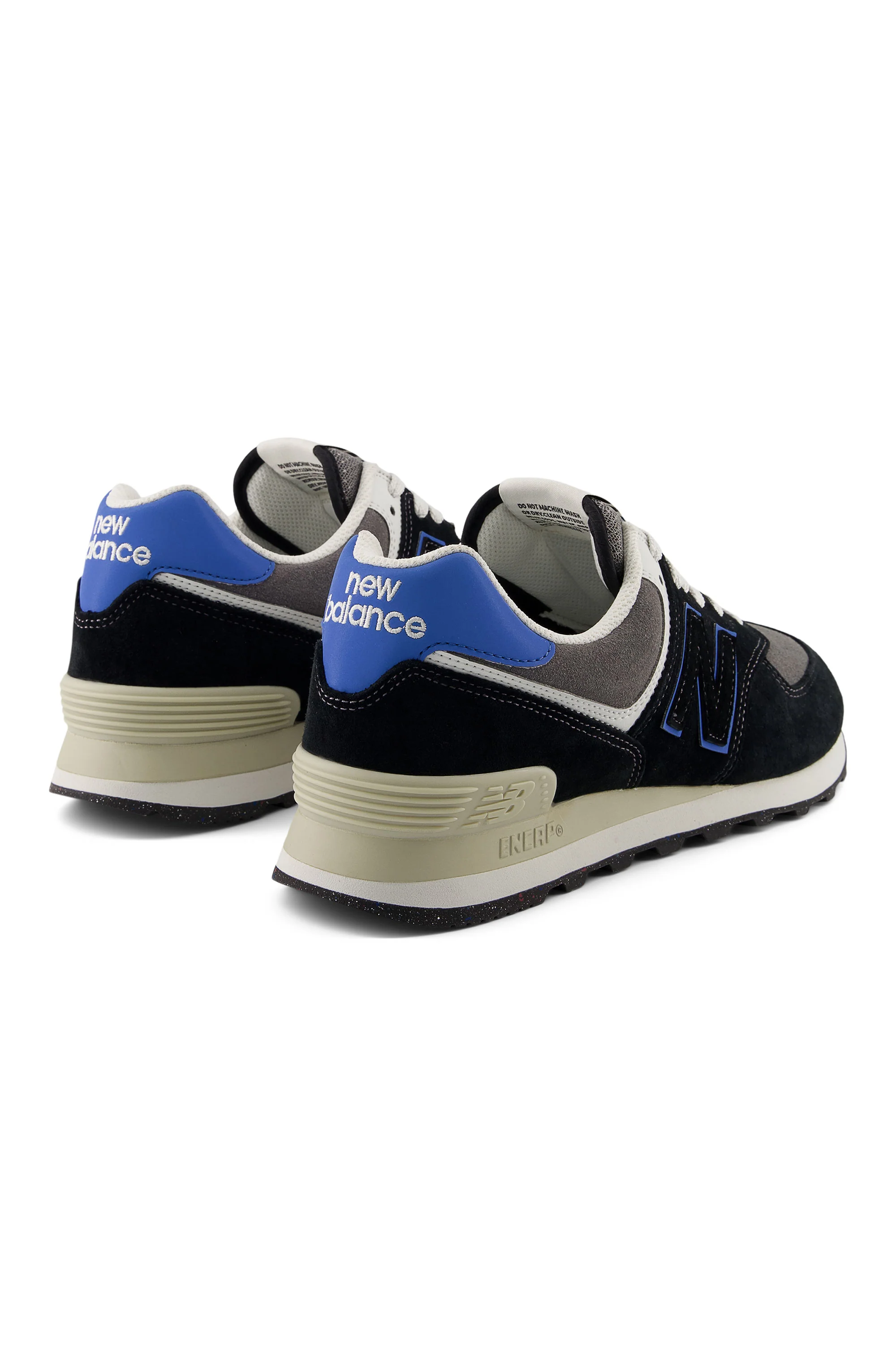 New Balance 574 Trainer Black/Blue Agate - Image 5