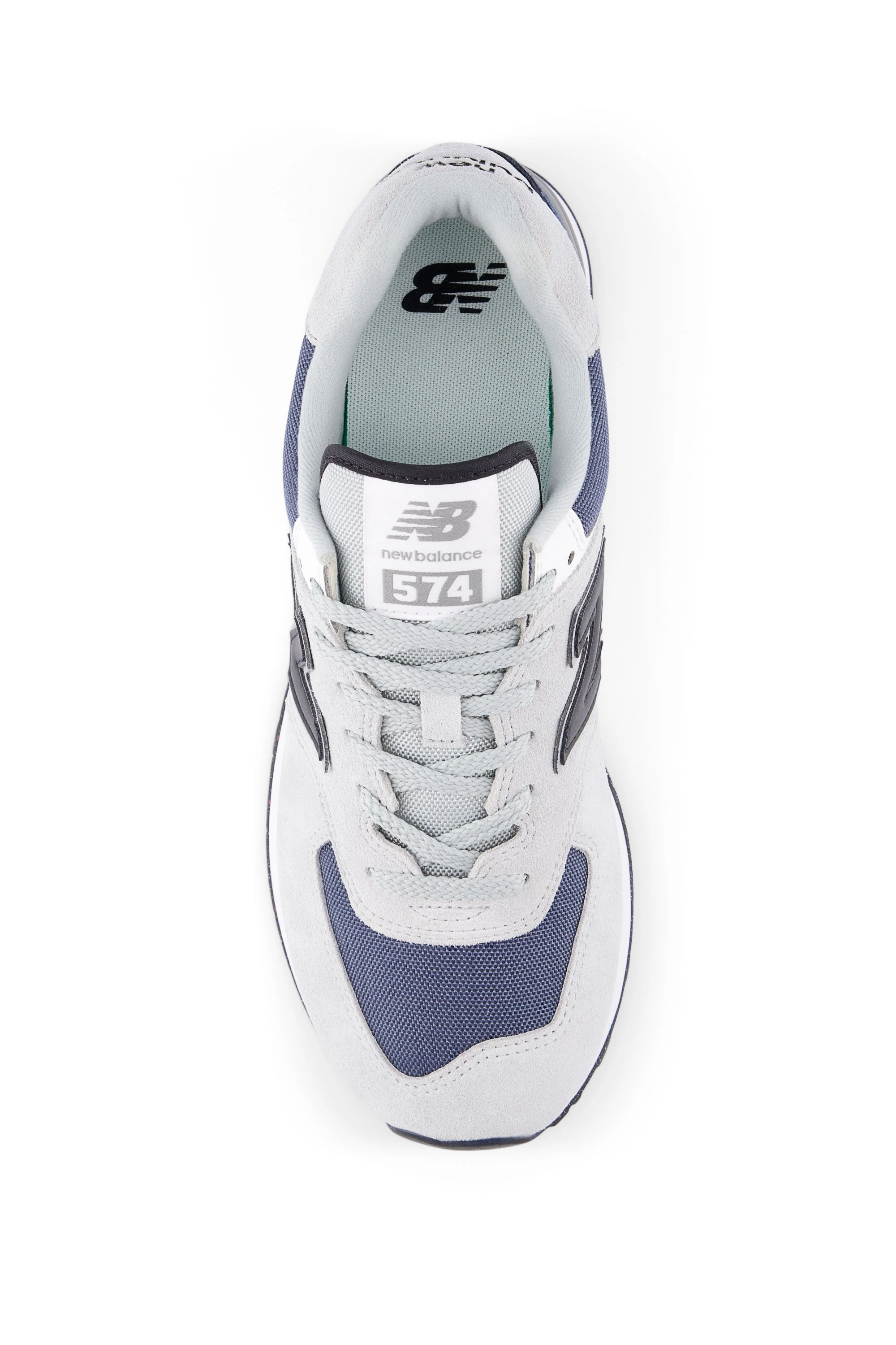 NEW BALANCE 574 TRAINER LINEN/WHITE/BLUE - Image 2