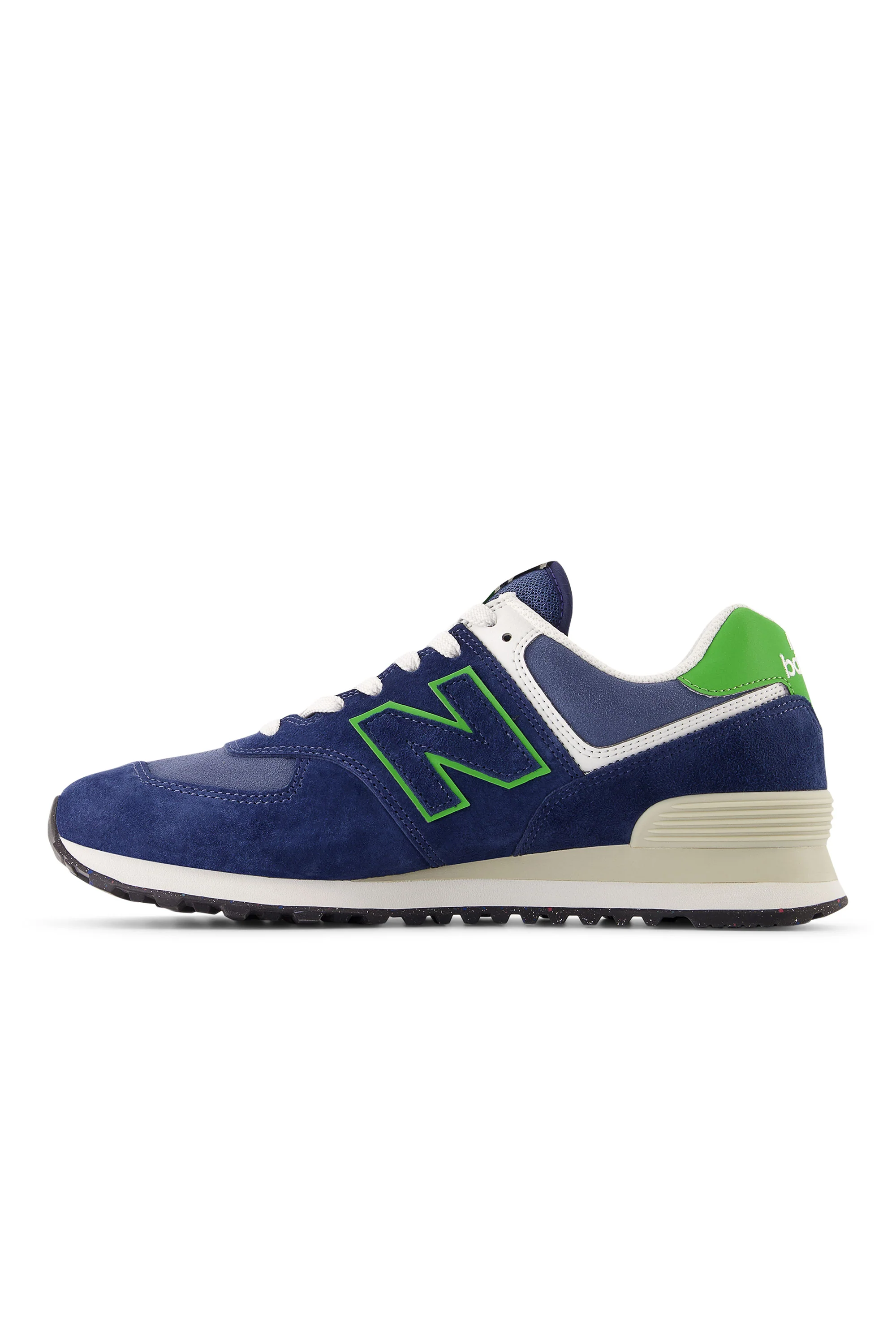 New Balance 574 Trainer Navy/Alpine Green - Image 2