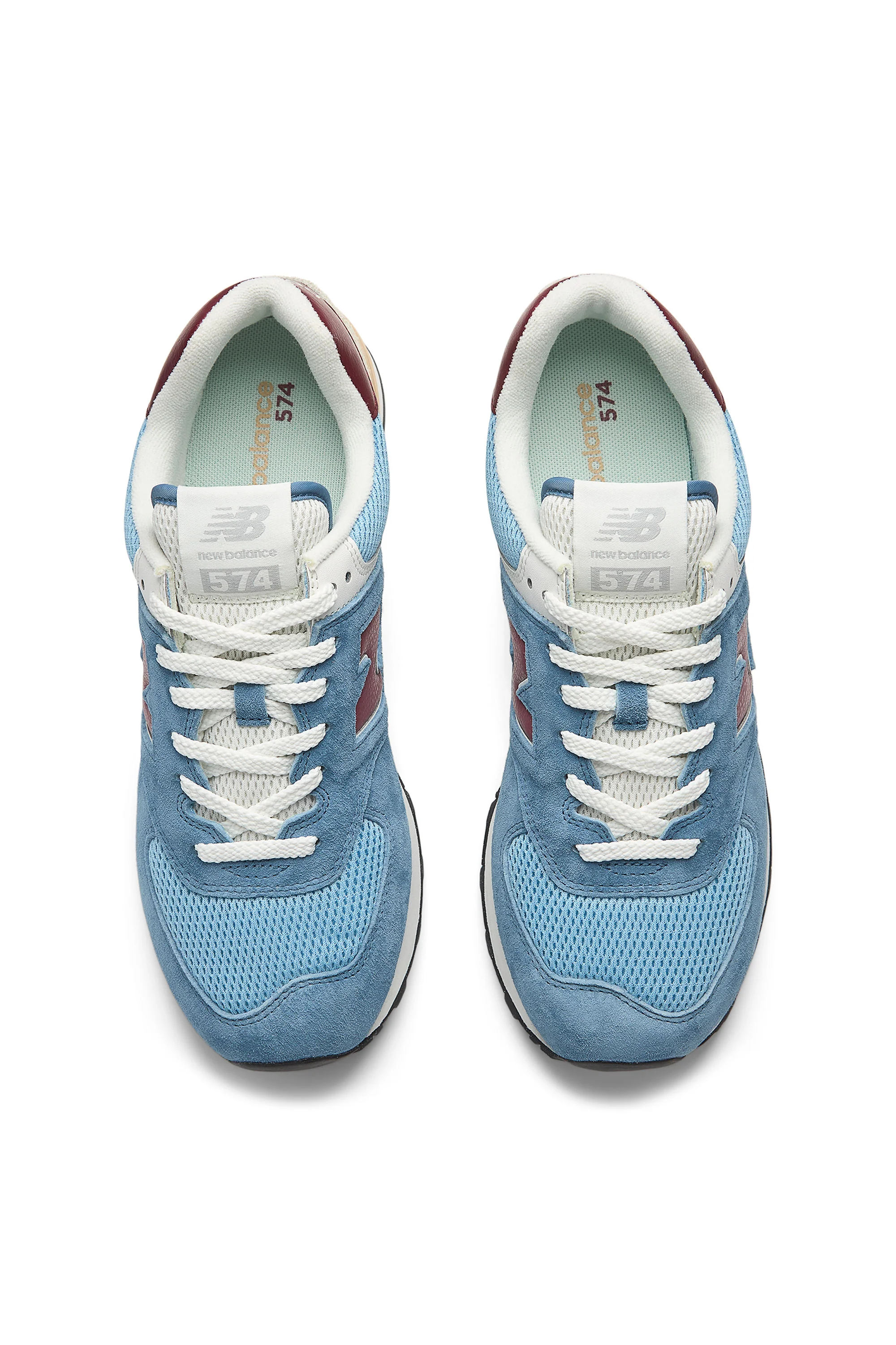 New Balance 574 Trainer Shoreline Blue/Stillwater - Image 3