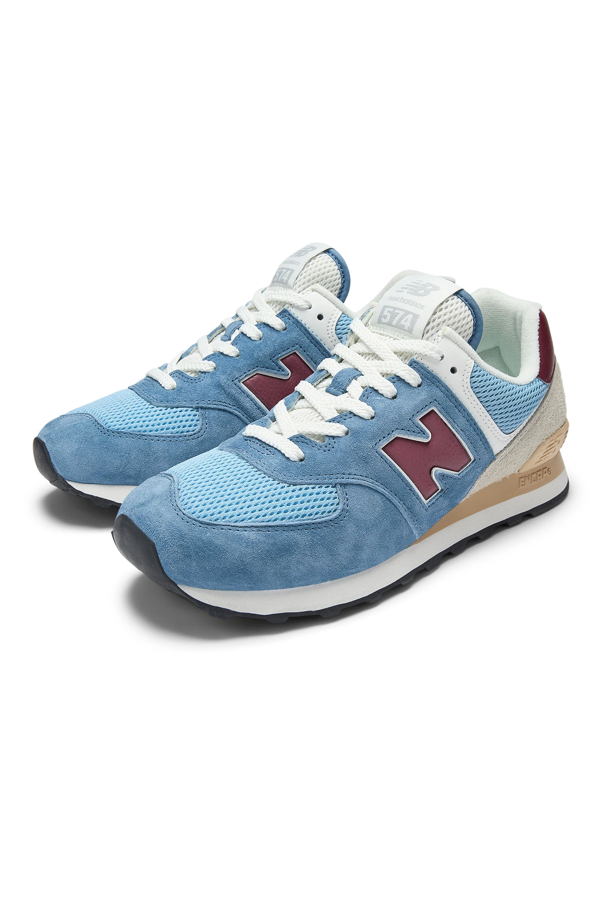 New Balance 574 Trainer Shoreline Blue/Stillwater - Image 4