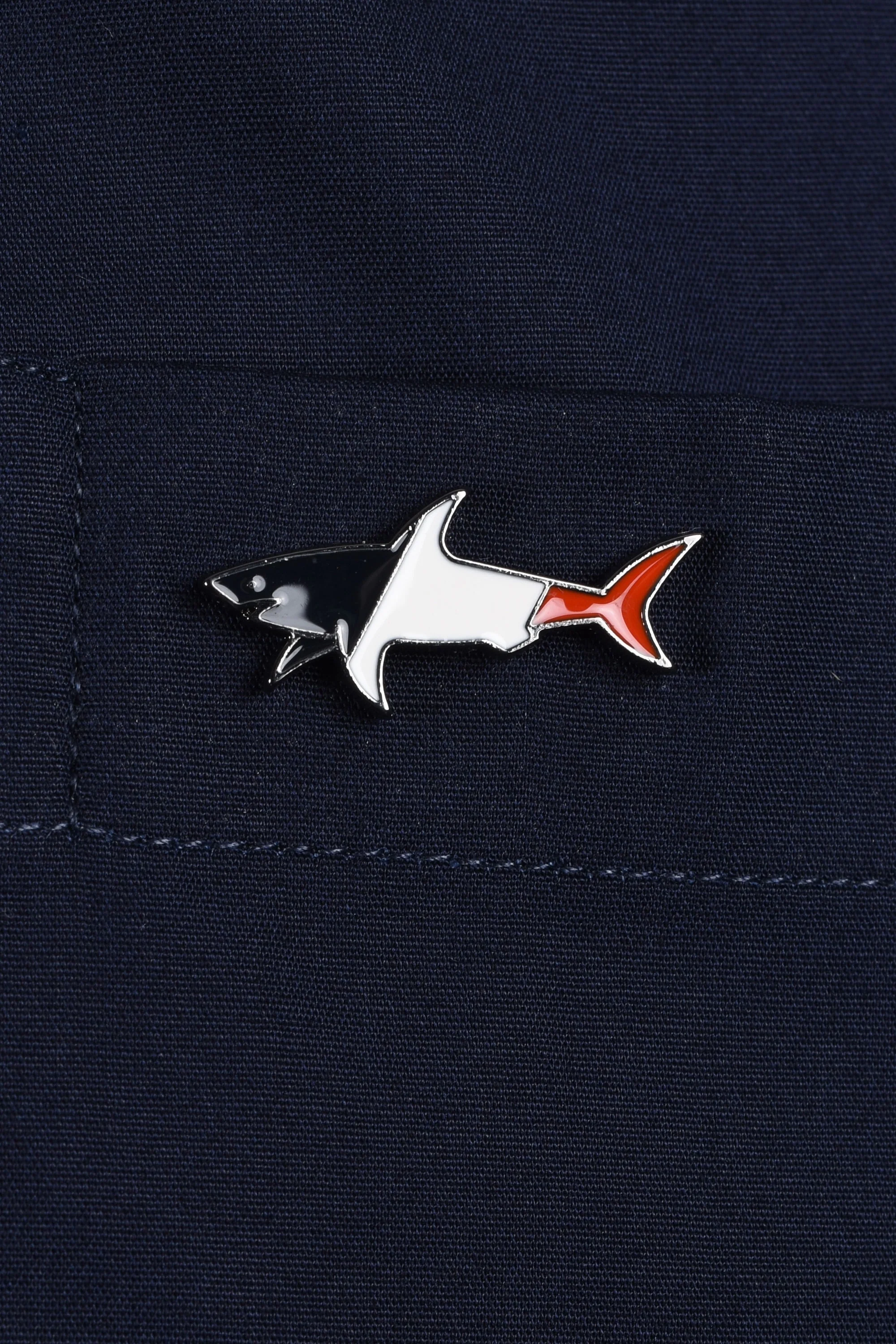 Paul And Shark Button Down Collar Cotton Shirt Navy - Image 3