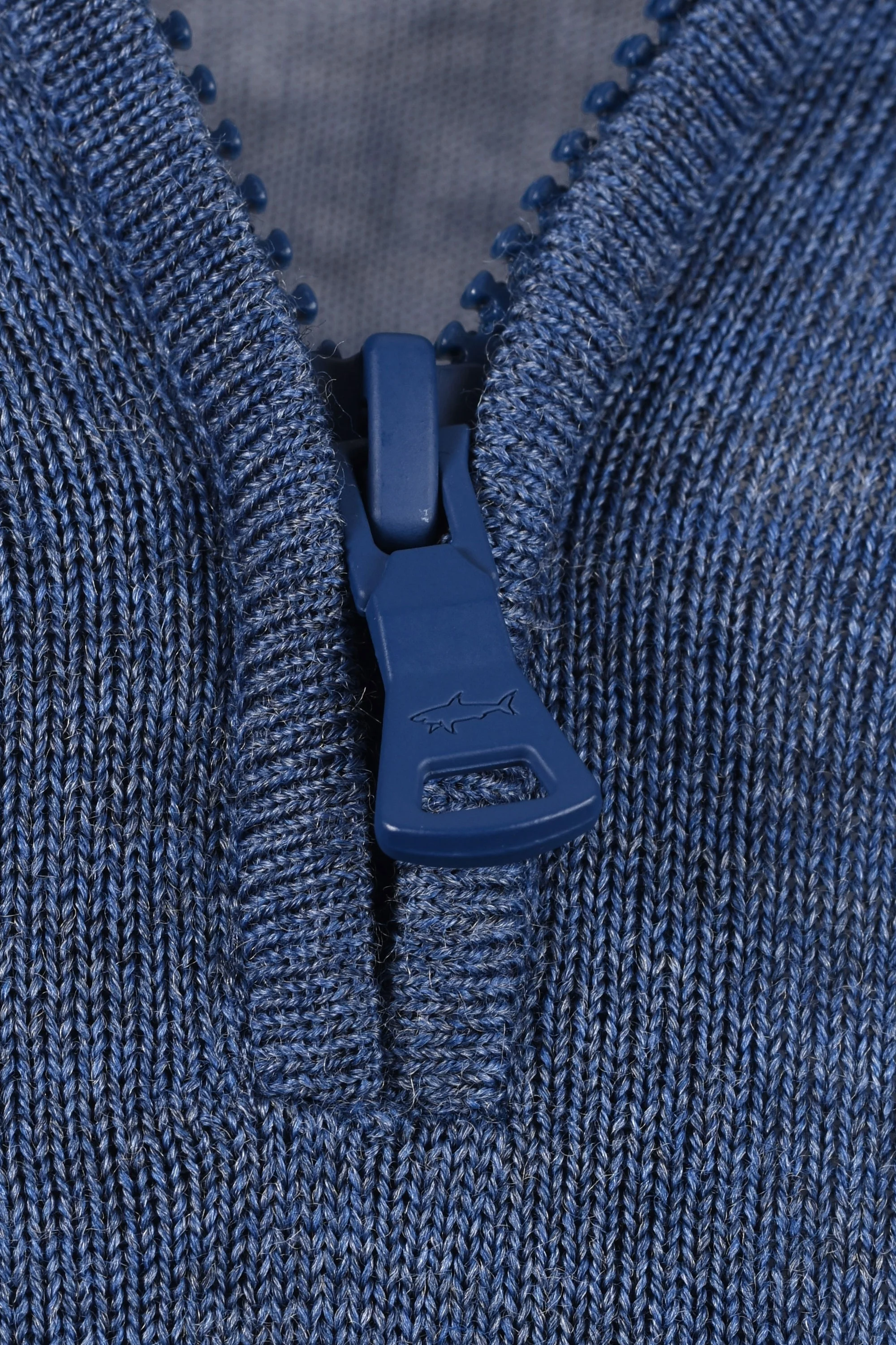 Paul And Shark Half Zip Knitwear Blue - Image 3