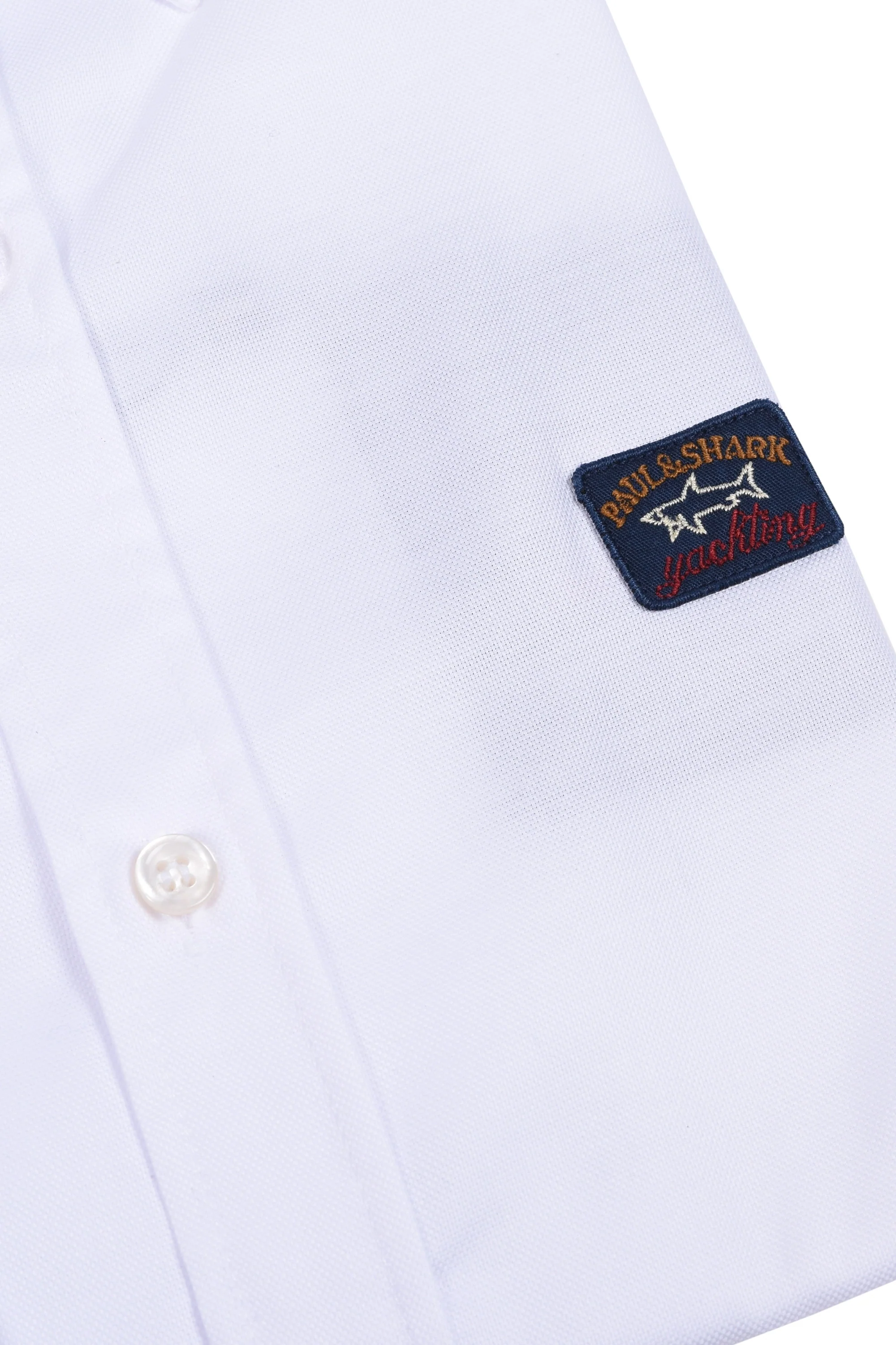 Paul And Shark Long Sleeved Shirt White - Image 4