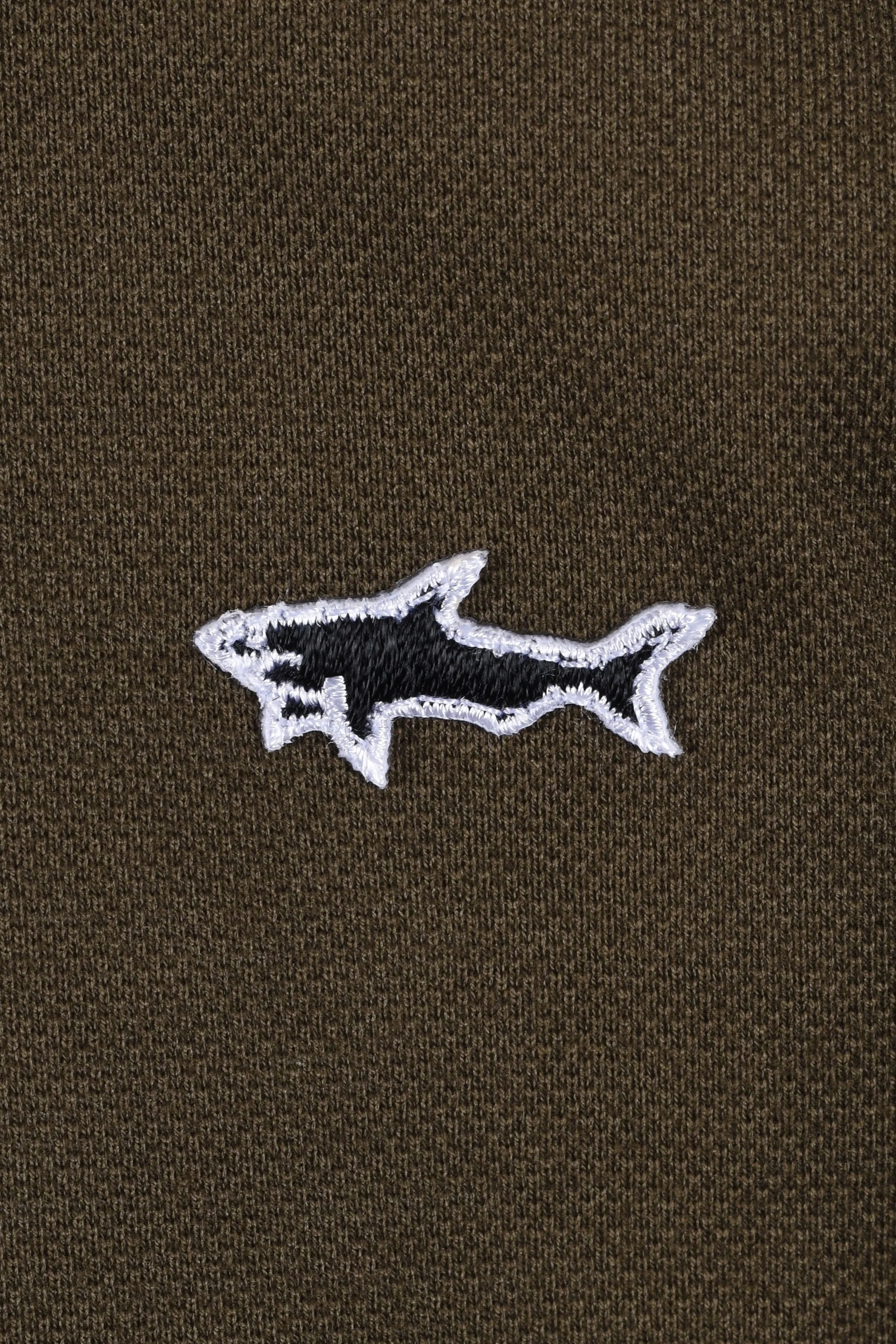Paul And Shark Plain Polo Khaki - Image 3