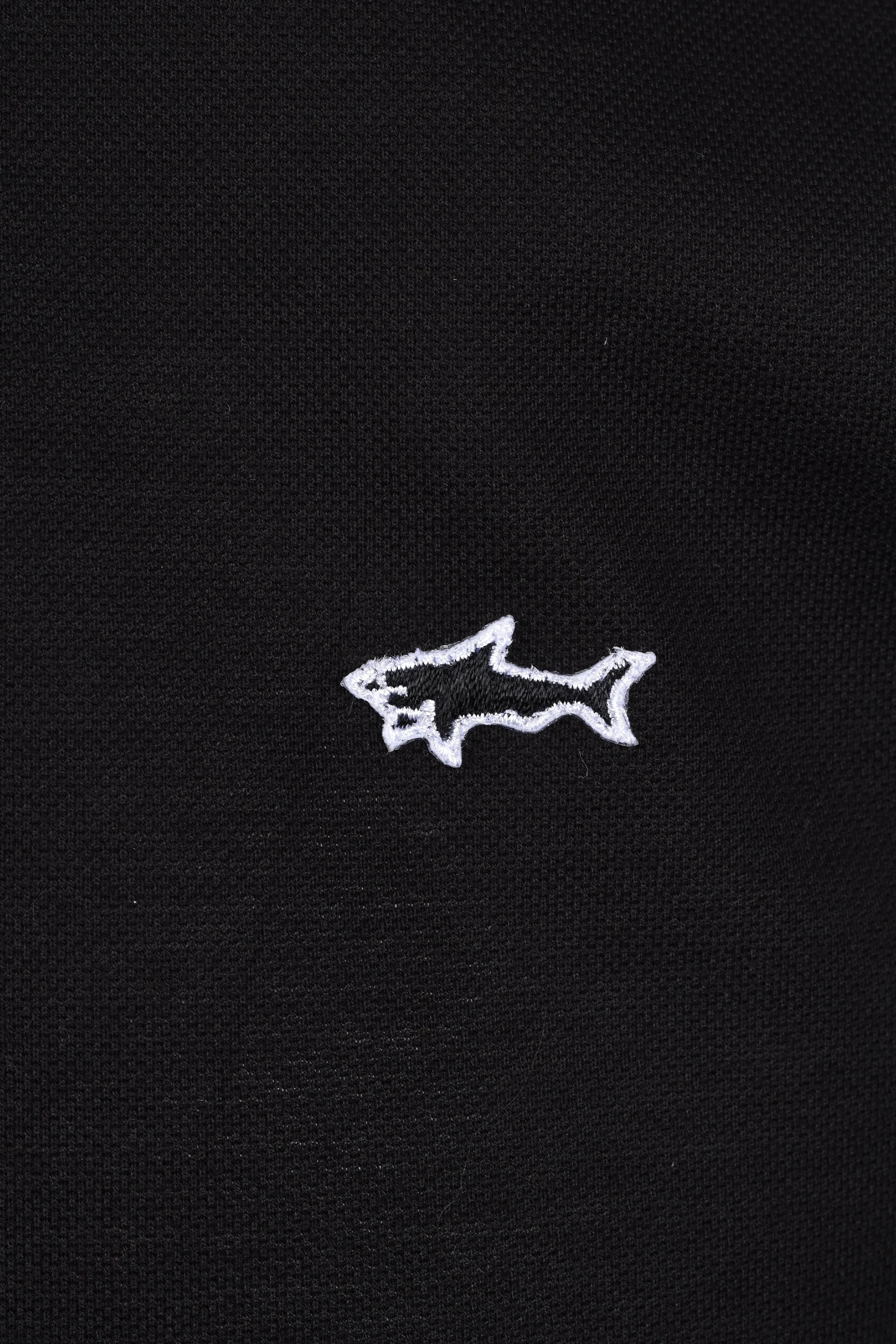 Paul And Shark Polo Shirt Black - Image 3