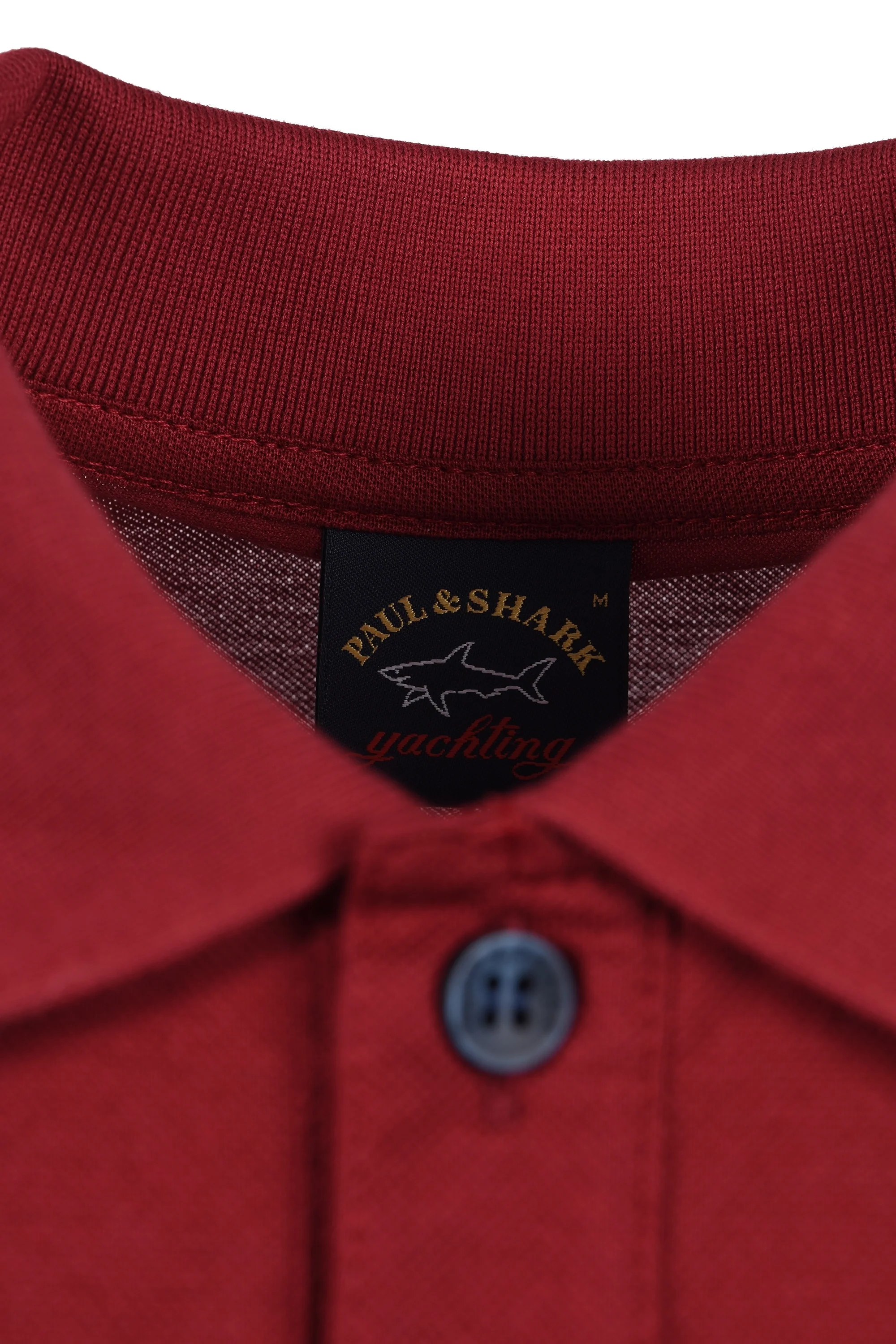 Paul And Shark Polo Shirt Burgundy - Image 4