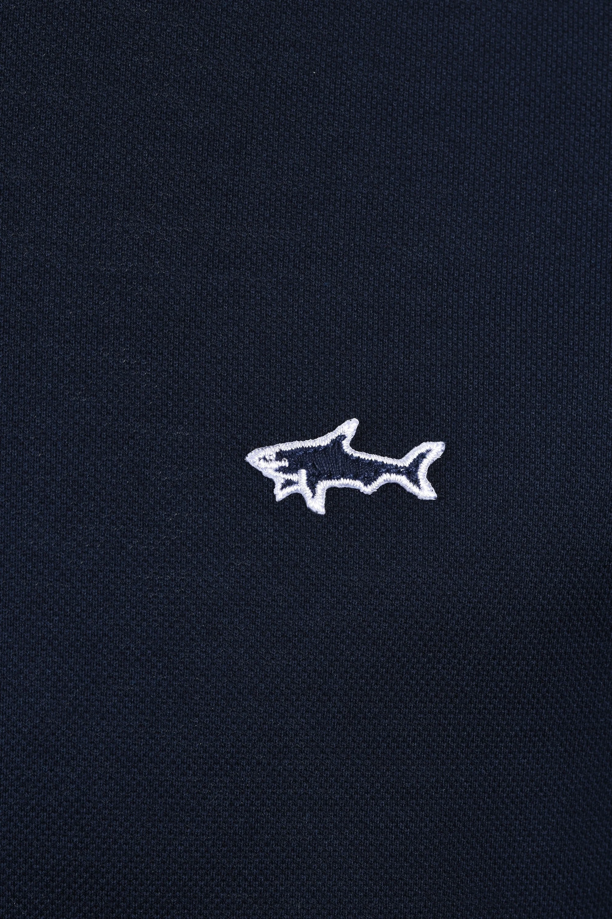 Paul And Shark Polo Shirt Navy - Image 3