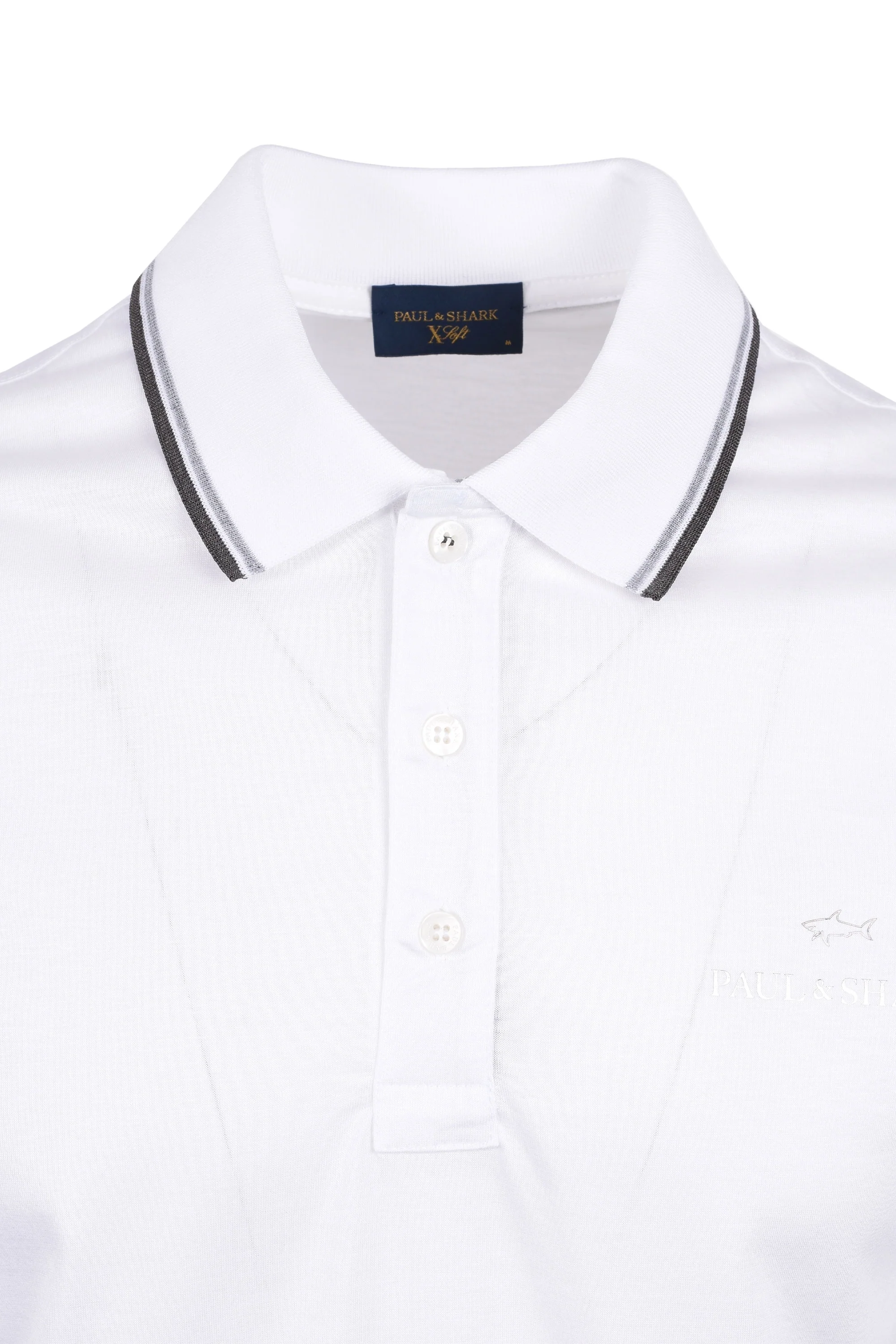 Paul And Shark Polo Shirt White - Image 2