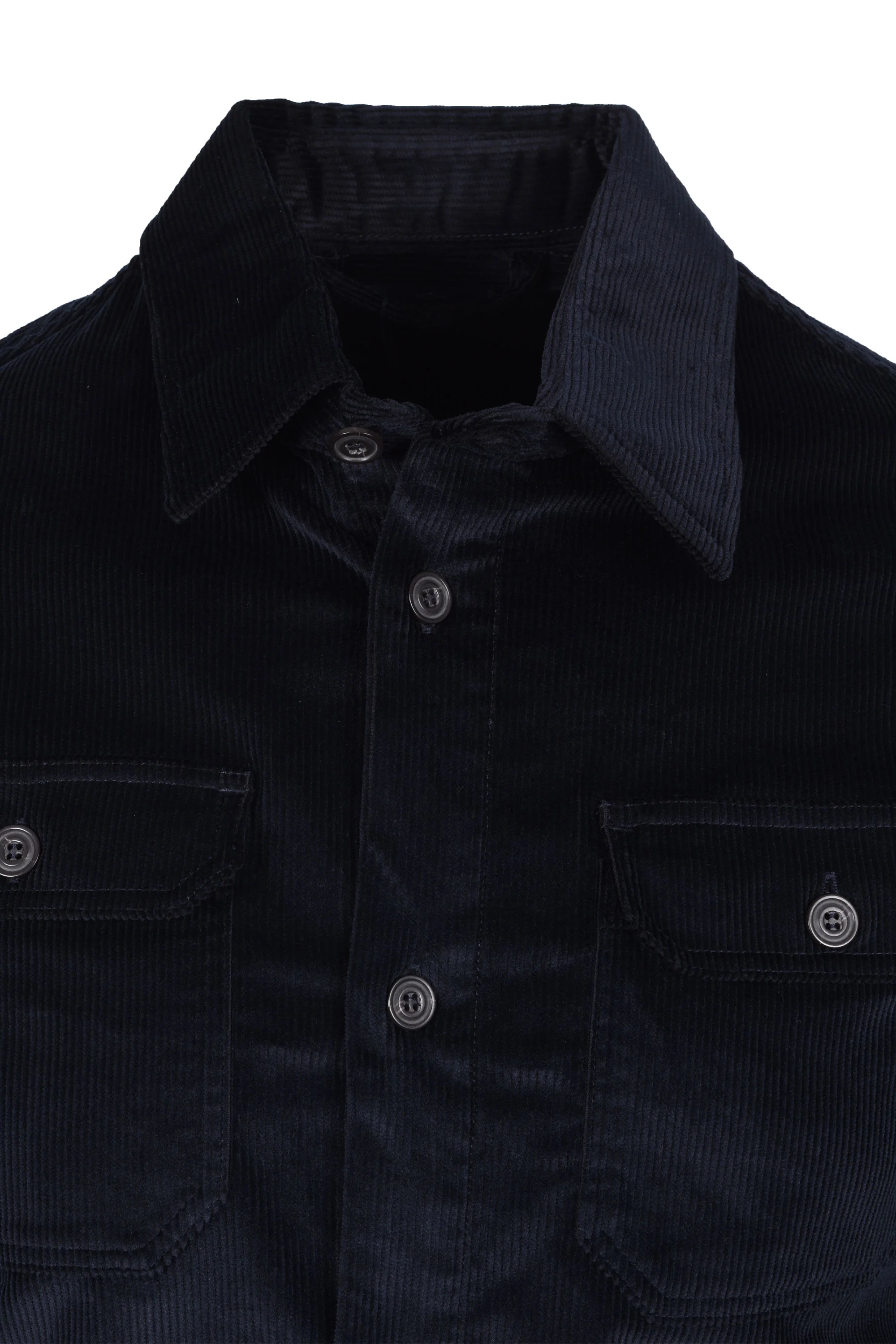 Paul & Shark Corduroy Overshirt Navy - Image 2